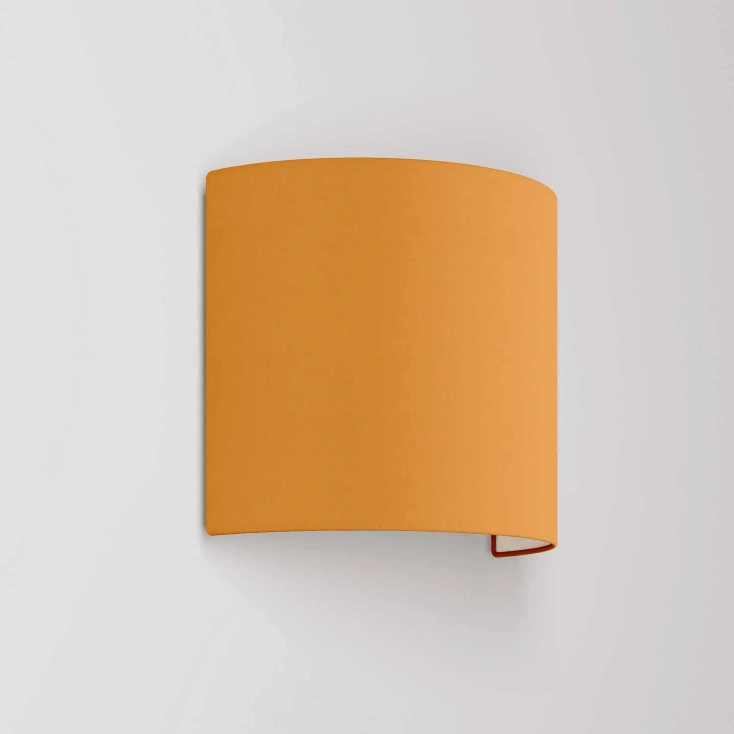 Applique Ventola avec abat-jour en tissu Teletta mandarine - Fabriqué en Italie