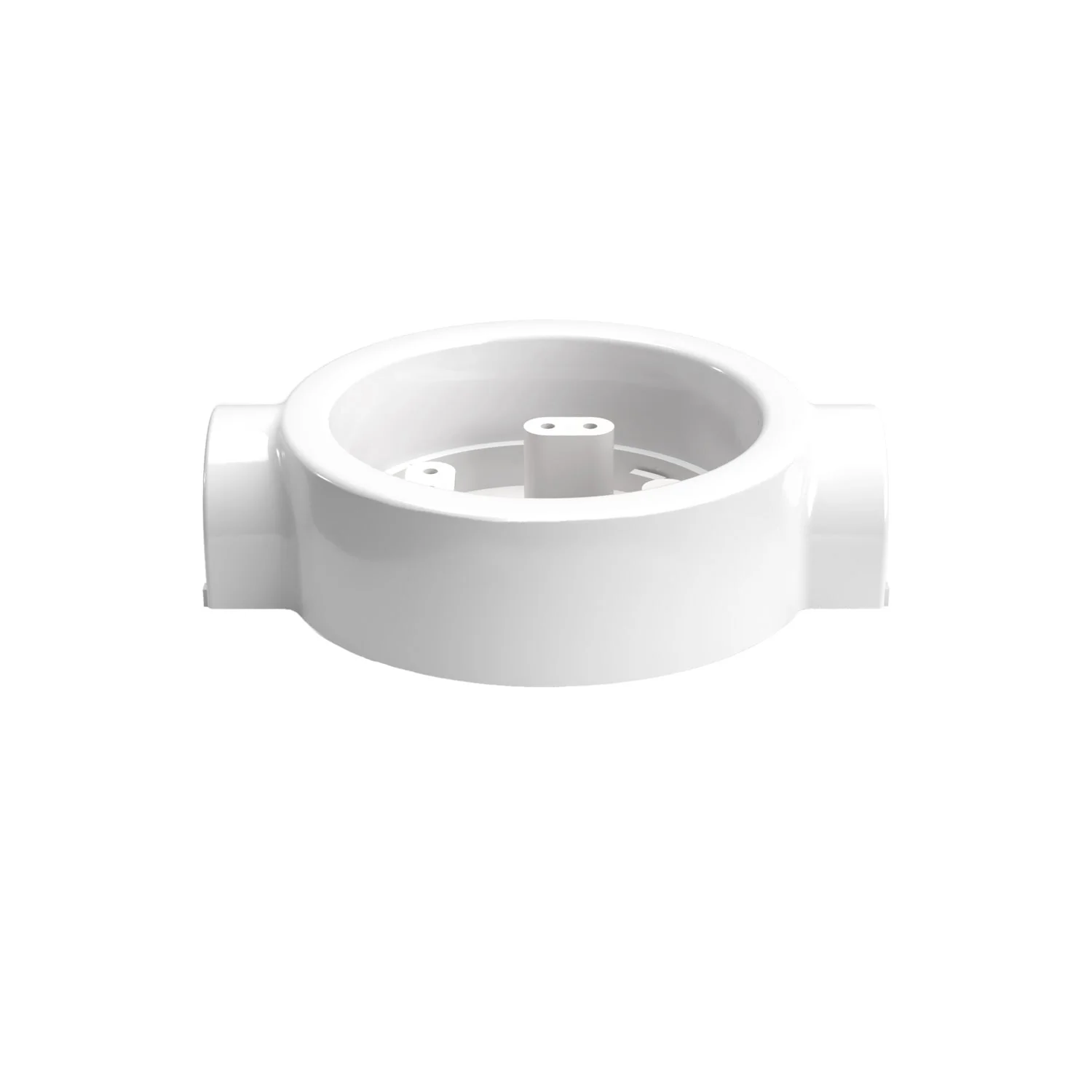 Socle en porcelaine blanche pour prise électrique et interrupteur/va-et-vient compatible avec Creative-Tubes - de 1 à 4 sorties - Image 15
