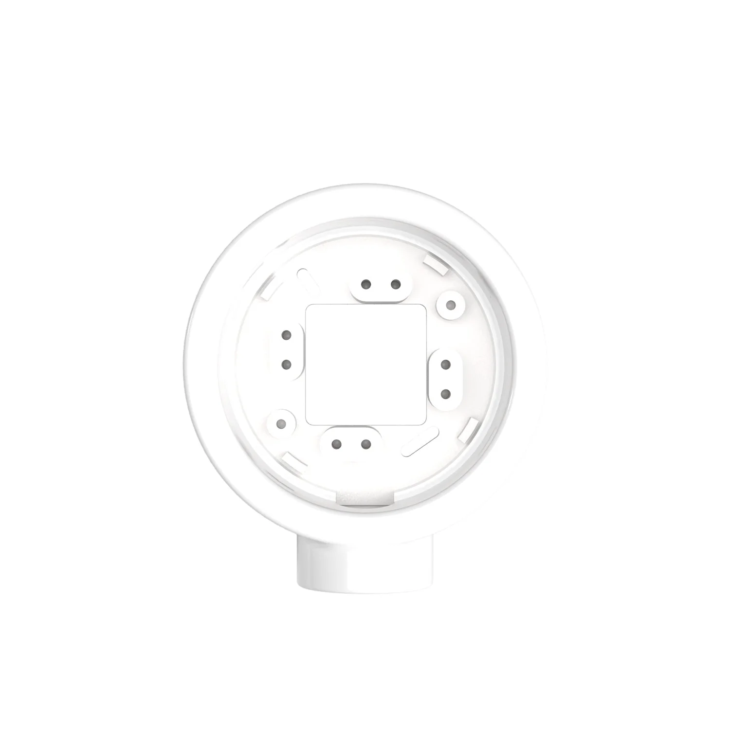 Socle en porcelaine blanche pour prise électrique et interrupteur/va-et-vient compatible avec Creative-Tubes - de 1 à 4 sorties - Image 2