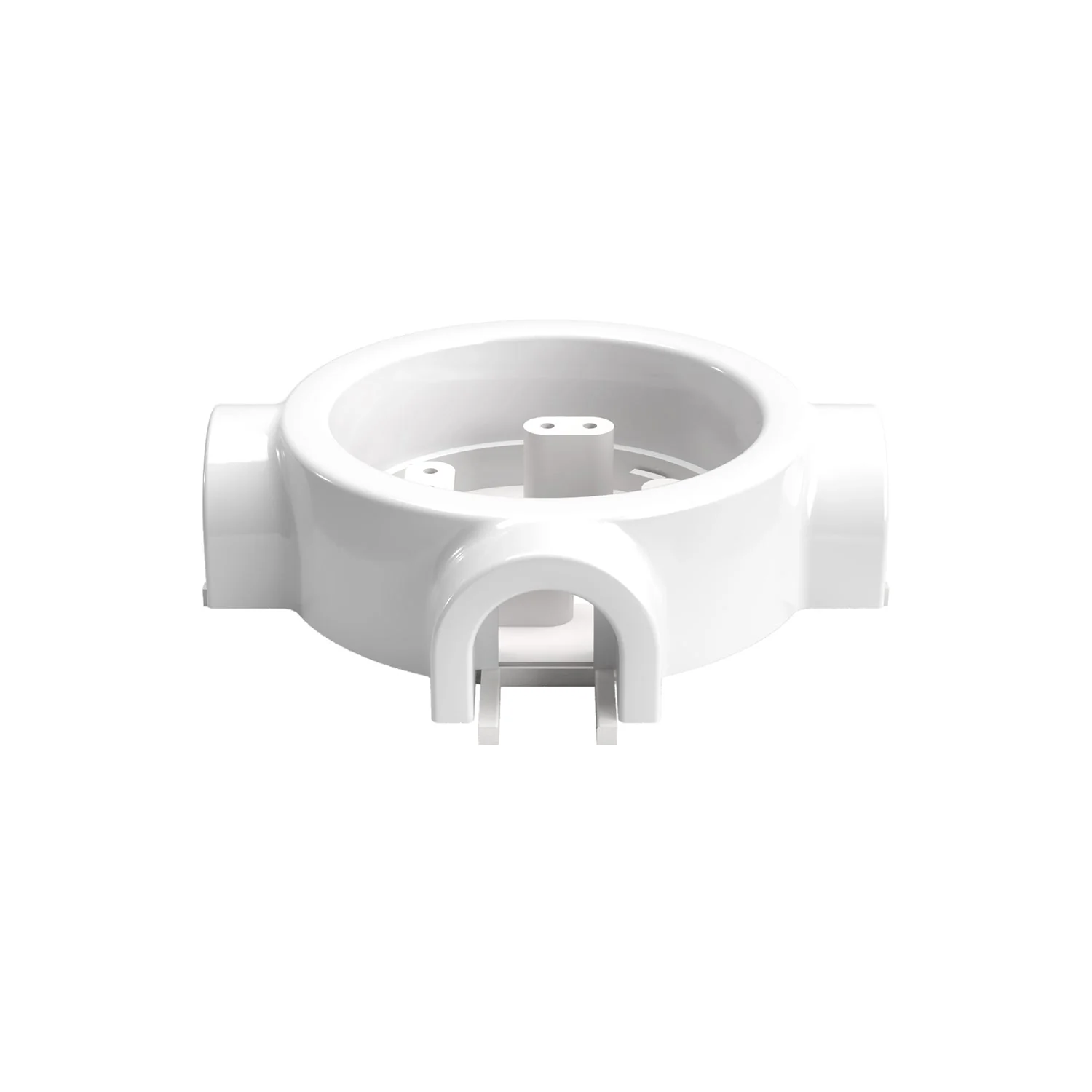 Socle en porcelaine blanche pour prise électrique et interrupteur/va-et-vient compatible avec Creative-Tubes - de 1 à 4 sorties - Image 22
