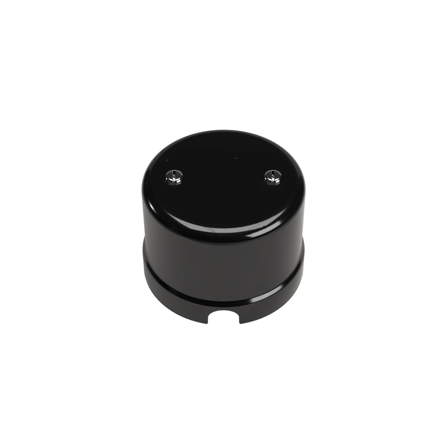 Boîte de dérivation compatible avec base en porcelaine - Noir
