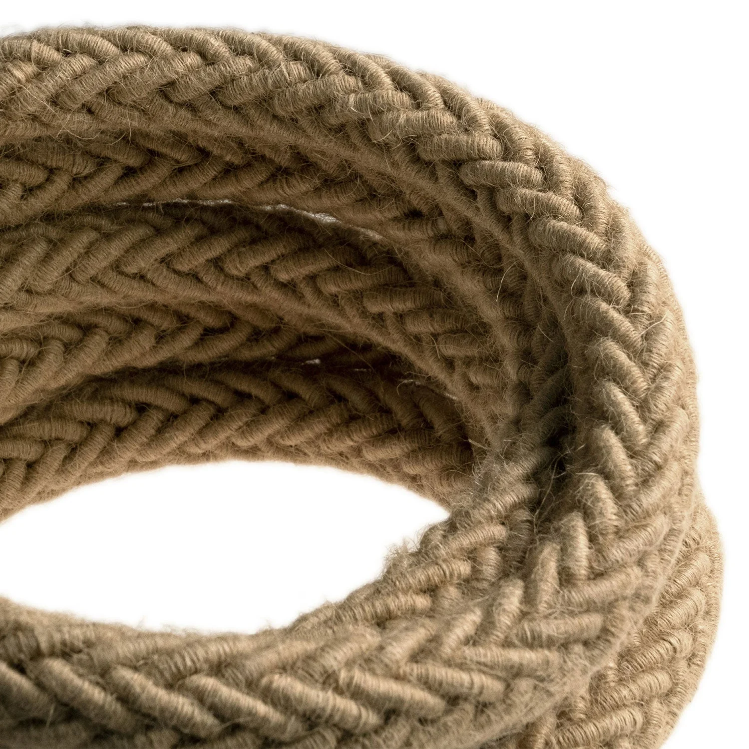 Câble torsadé en jute 2XL, câble électrique 2x0,75. Diamètre 24 mm - Image 2