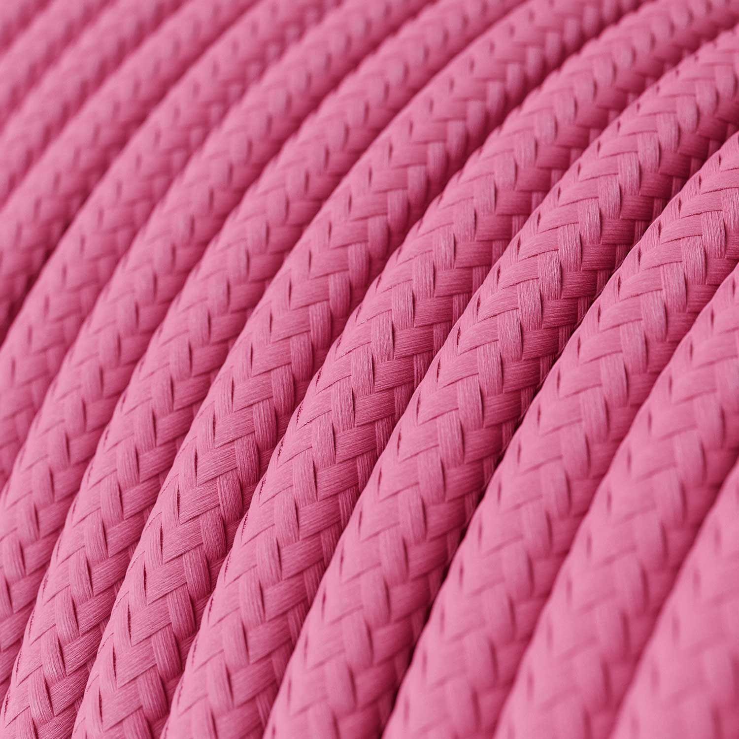 Câble électrique coloré Rose Fuchsia brillant - L’Original Creative Cables, le meilleur choix pour vos lampes - RM08 - Image 2