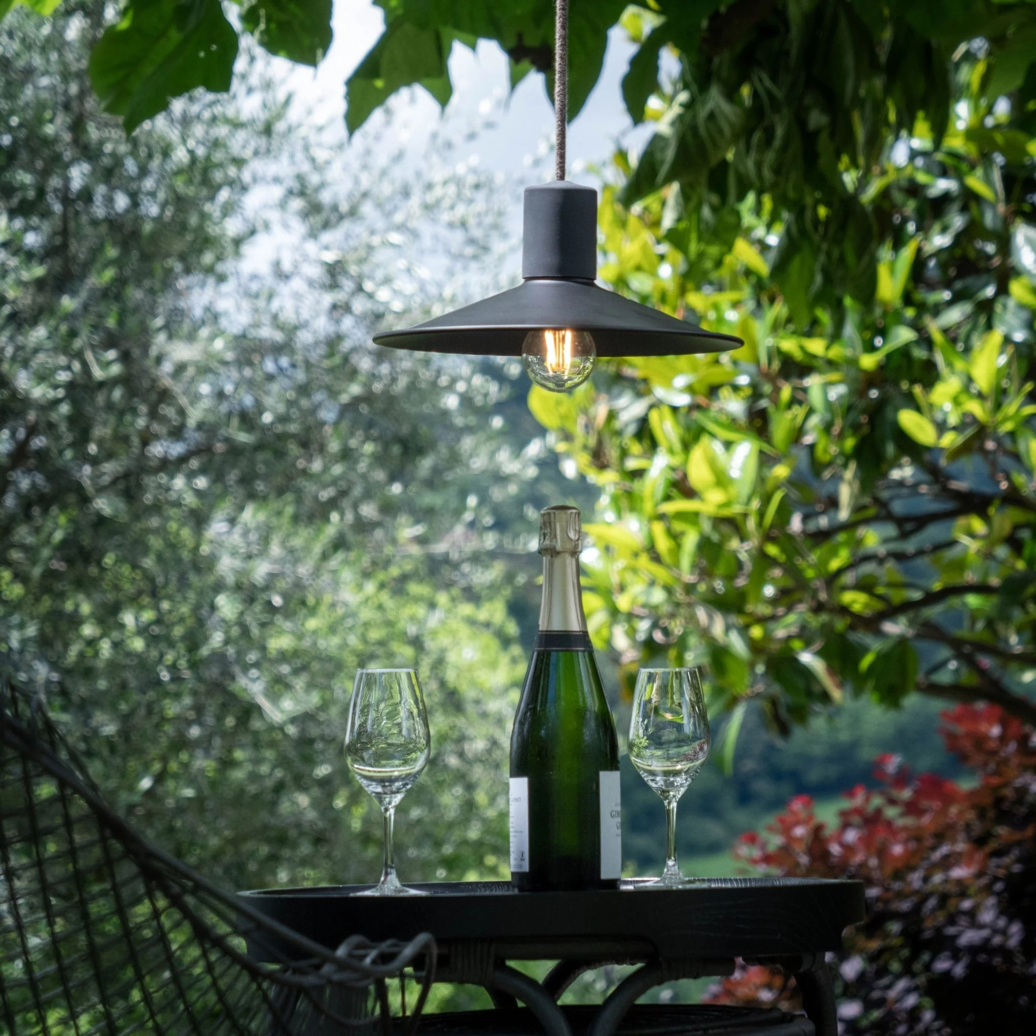 Câble rond résistant aux UV, avec gaine extérieure en lin naturel Brun SN04 pour usage extérieur - Compatible Eiva Outdoor - Image 4