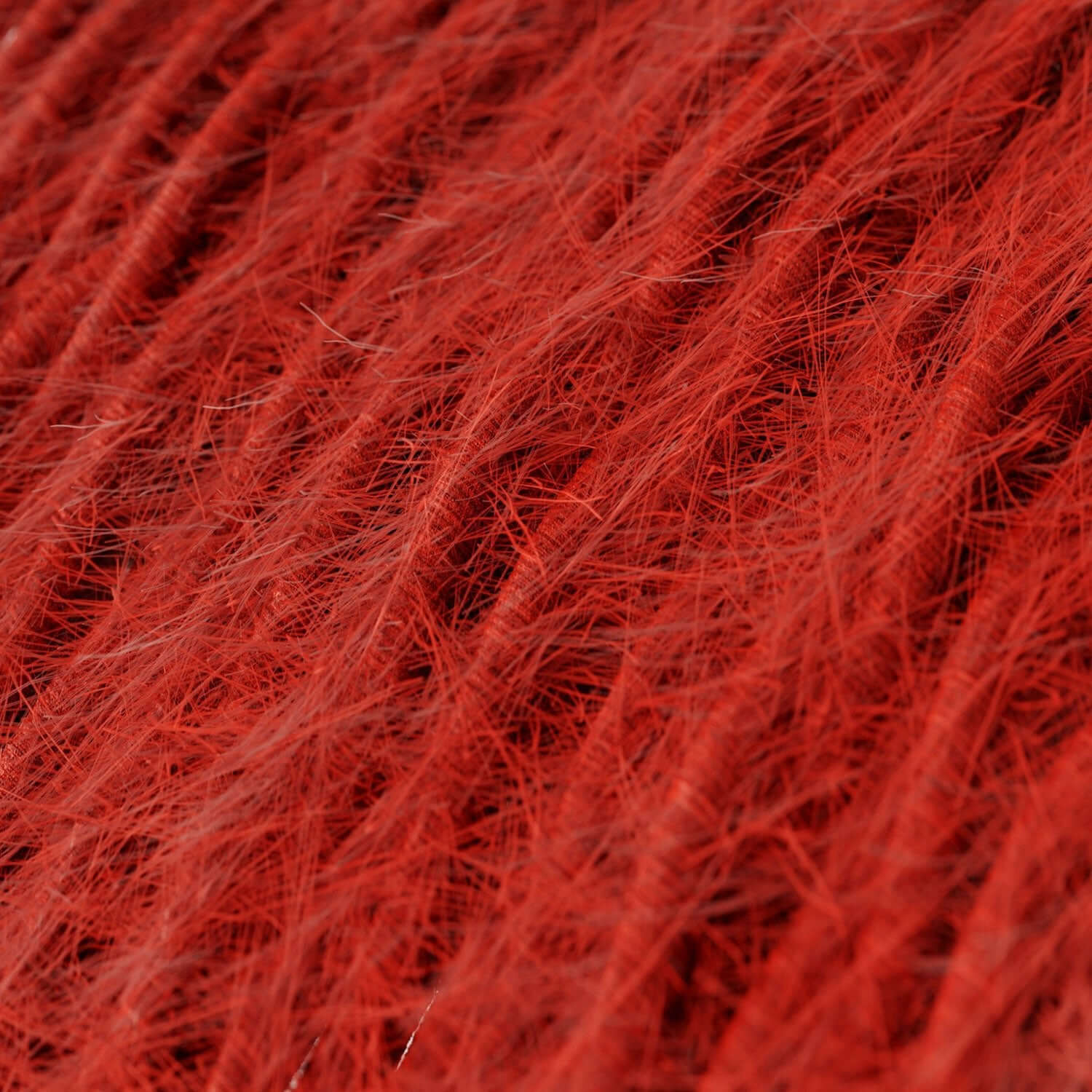 Câble électrique textile Rouge Feu Marlene - L’Original Creative Cables, pour vos lampes design - TP09 - Image 2