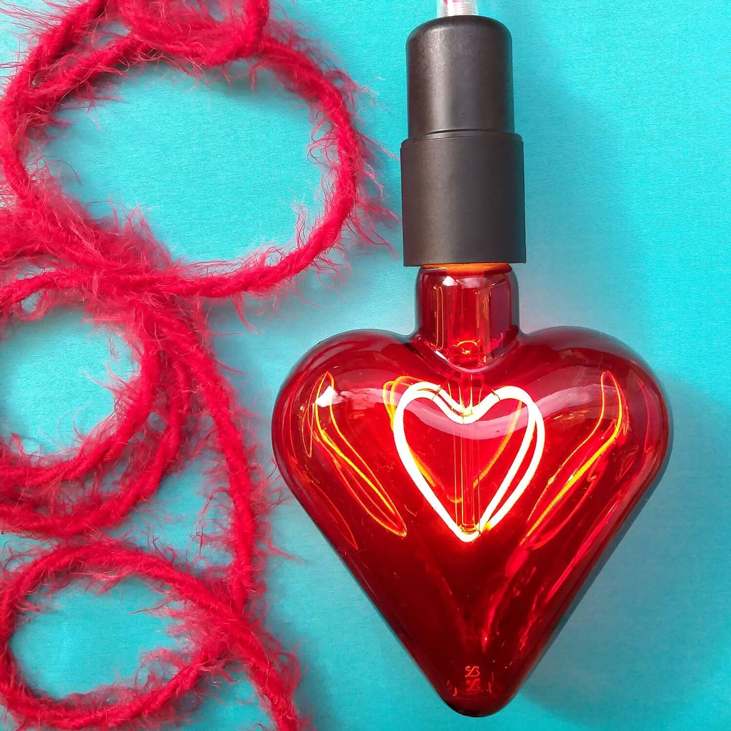 Câble électrique textile Rouge Feu Marlene - L’Original Creative Cables, pour vos lampes design - TP09 - Image 5