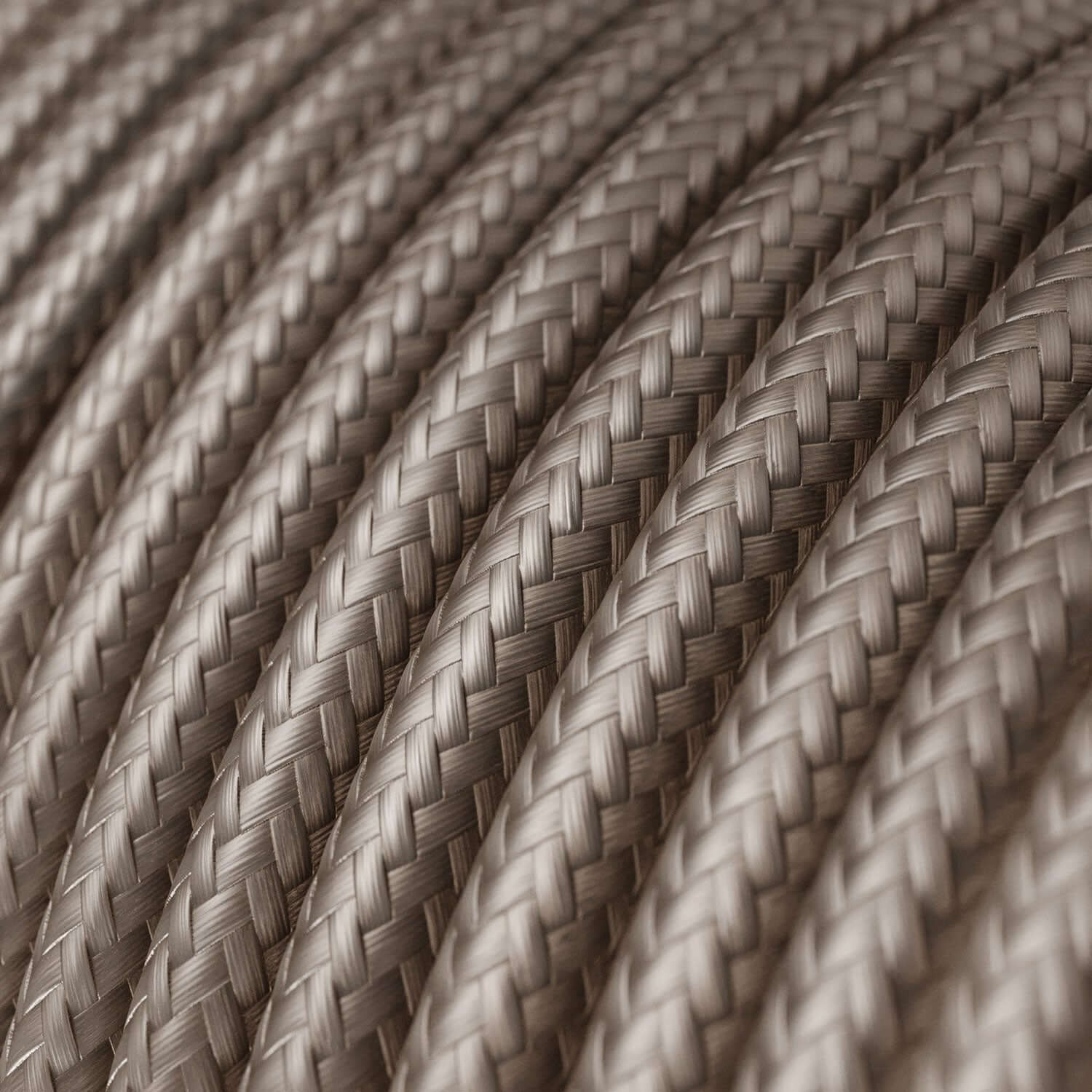 Câble électrique textile brillant couleur Poudre - L’Original Creative Cables, pour installations apparentes design - RM27 - Image 2