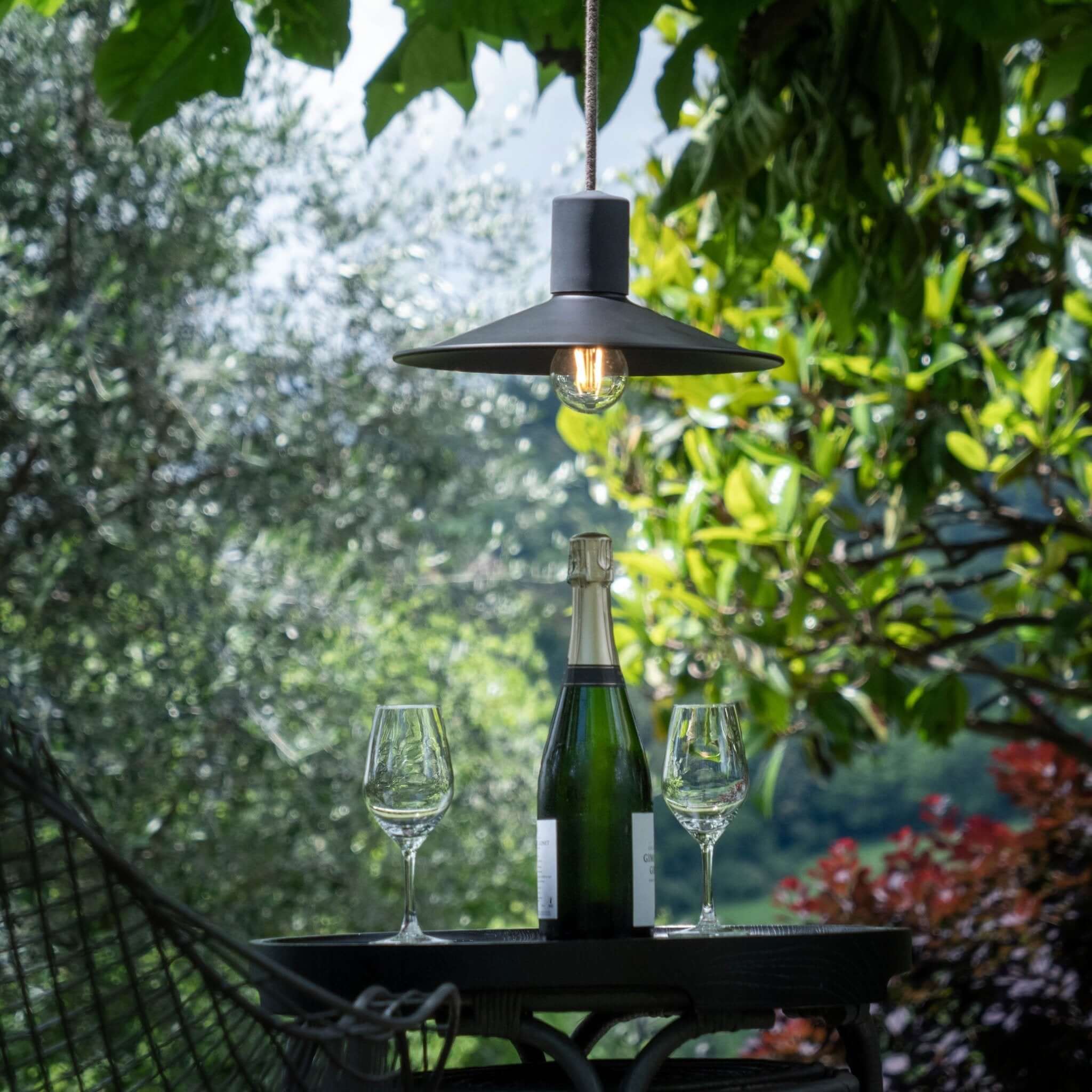 Câble électrique résistant aux UV pour extérieur rond recouvert de lin naturel Marron SN04 - compatible avec Eiva Outdoor IP65 - Image 4