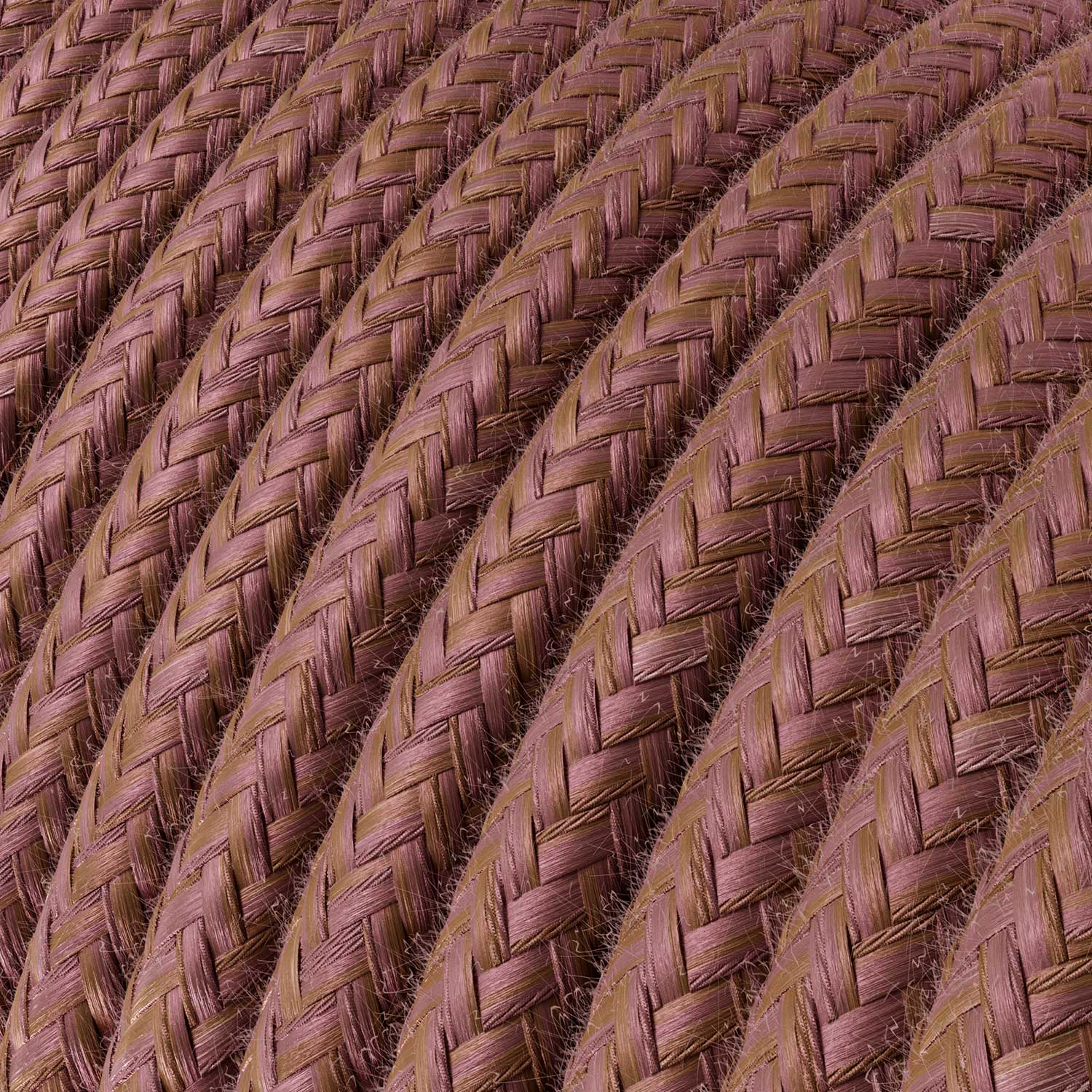 Fil recouvert de tissu - Coton Marsala RX11 - Certifié UL - Image 2