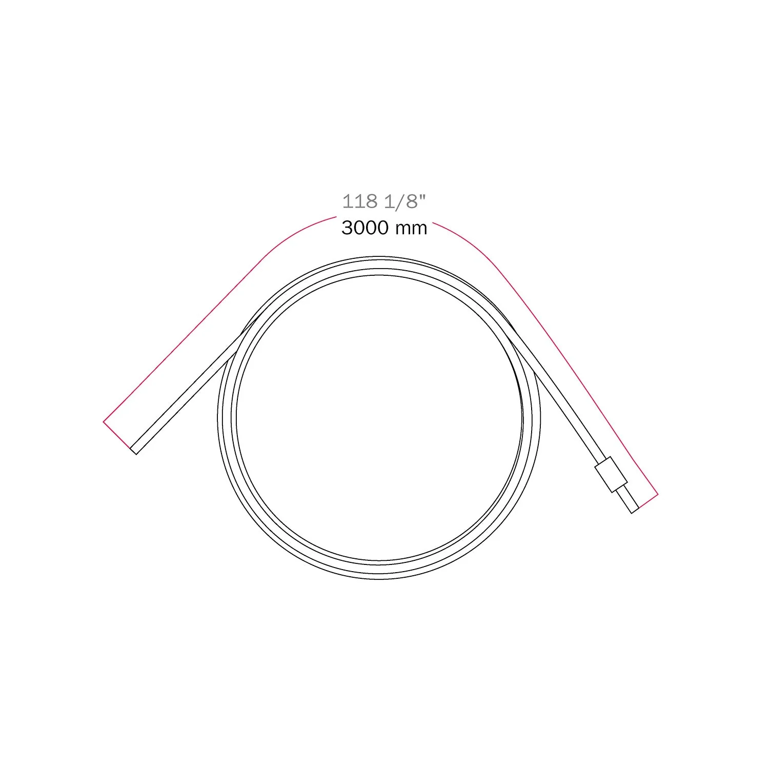 Câble tirant en acier de 3 mètres avec bille de blocage pour suspensions - Ø 1,5 mm (Charge 25 kg) - Image 4