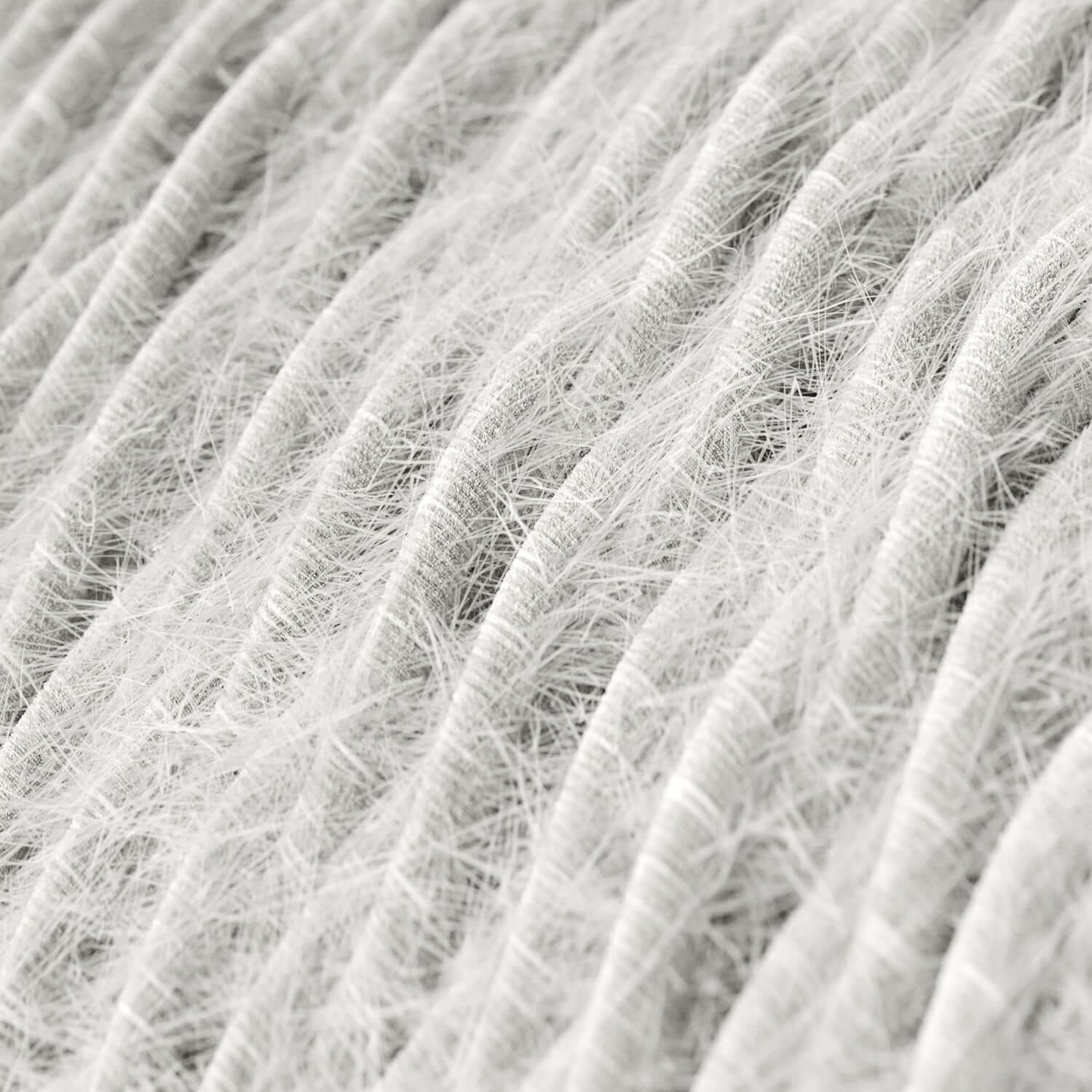 Câble textile pour éclairage Blanc Optique Marlene - L’Original Creative Cables, conçu pour des lampes originales - TP01 - Image 2