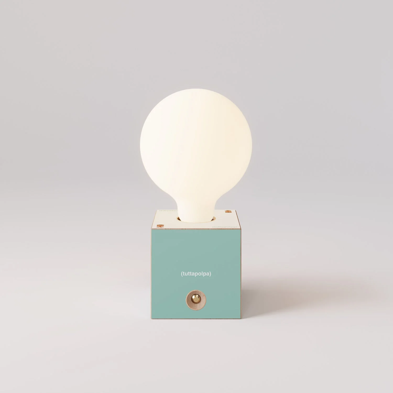 Lampe à batterie Cabless03 « Pensati all’Elba » avec ampoule globe effet porcelaine - Tuttapolpa - Image 4