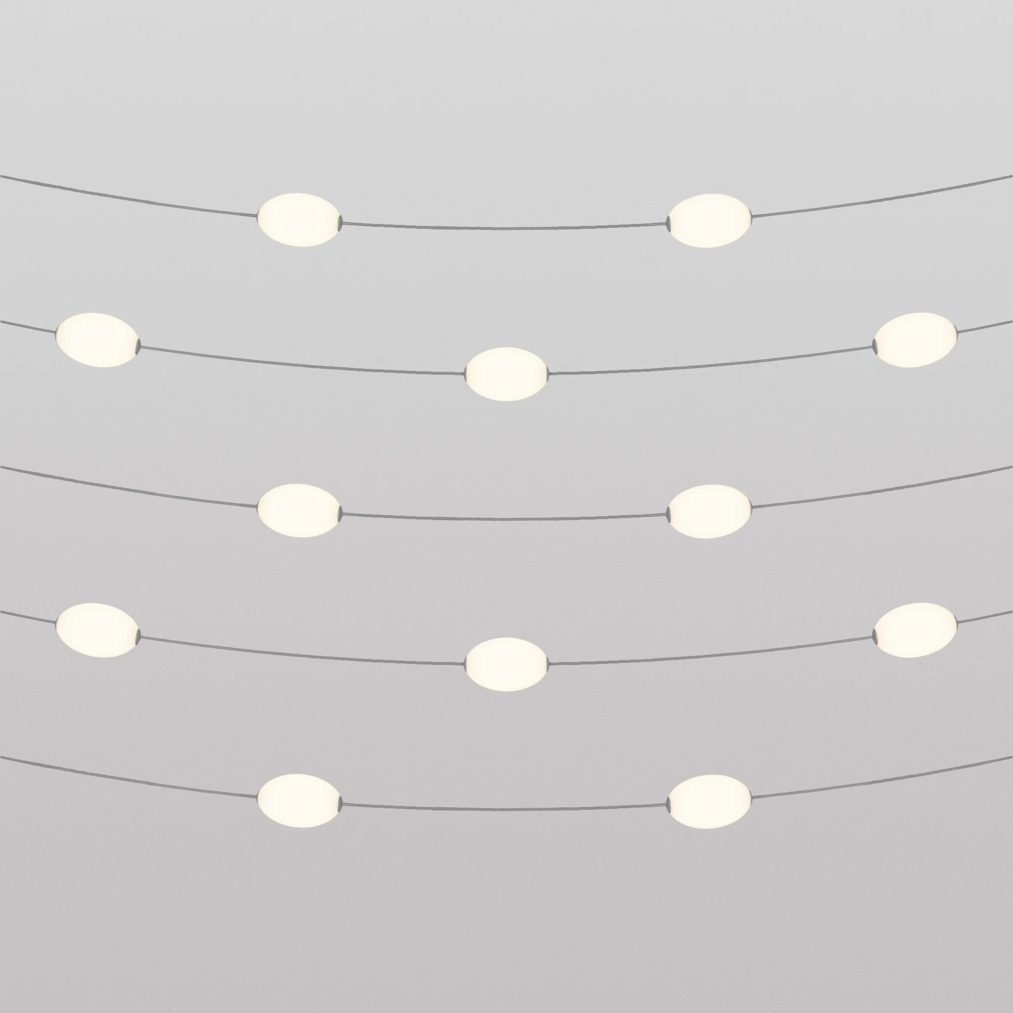 Guirlande lumineuse 12 points lumineux pour extérieur IP67 Gris avec fiche UK - Marina12