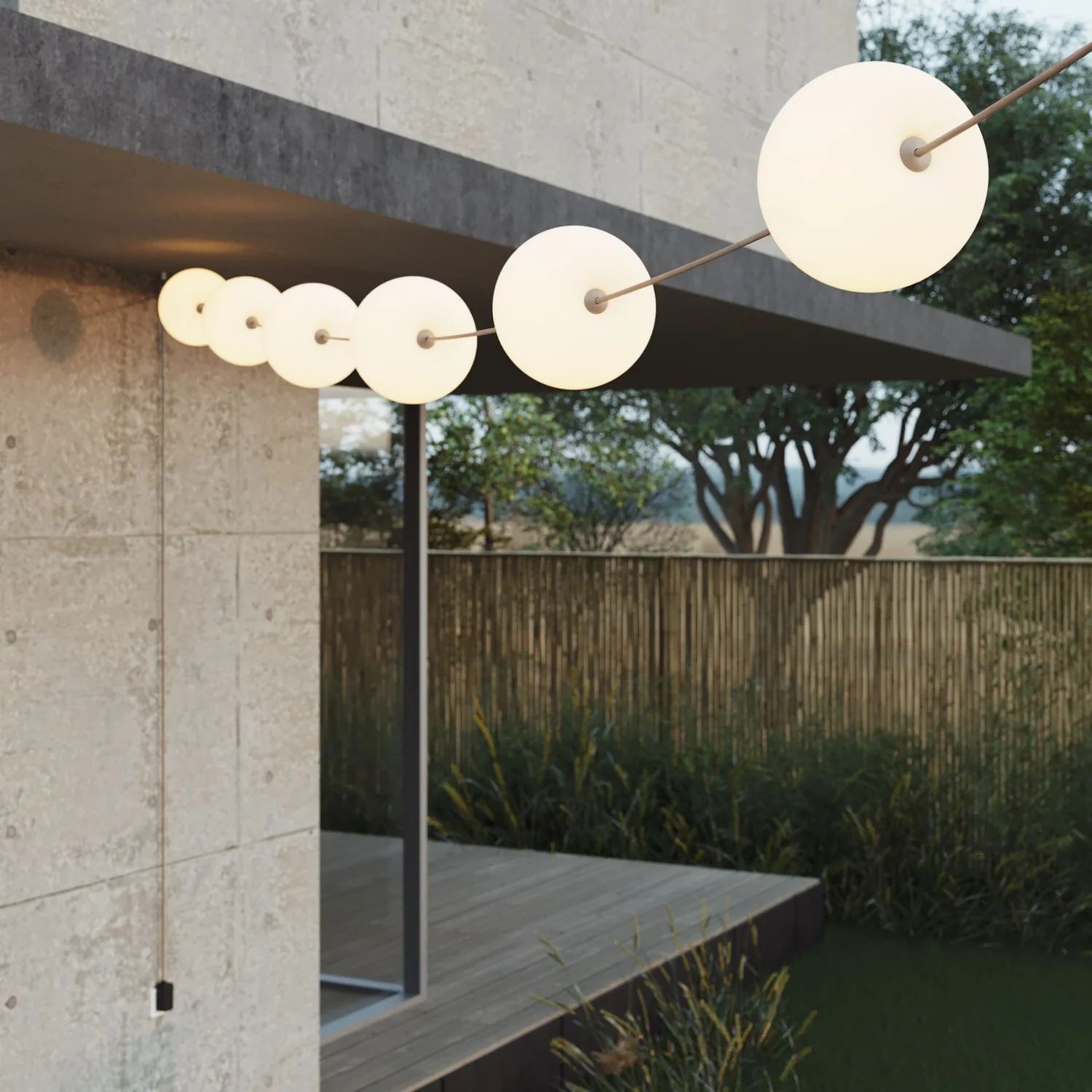 Guirlande lumineuse 6 points lumière pour extérieur IP67 Desert Brown - Marina6 Cherry - Image 3