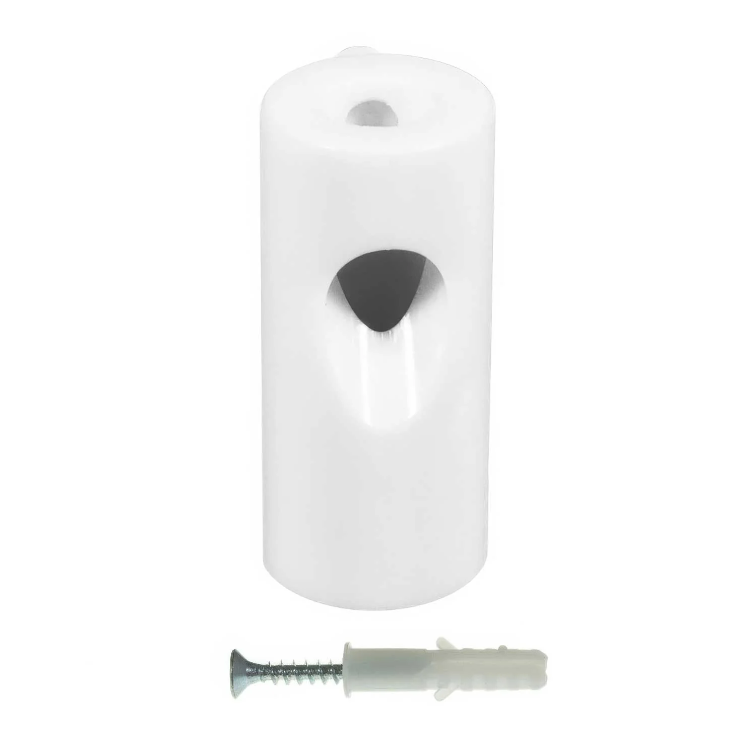 Déport de suspension, crochet de plafond pour câble électrique textile avec arrêt - Blanc - Image 3