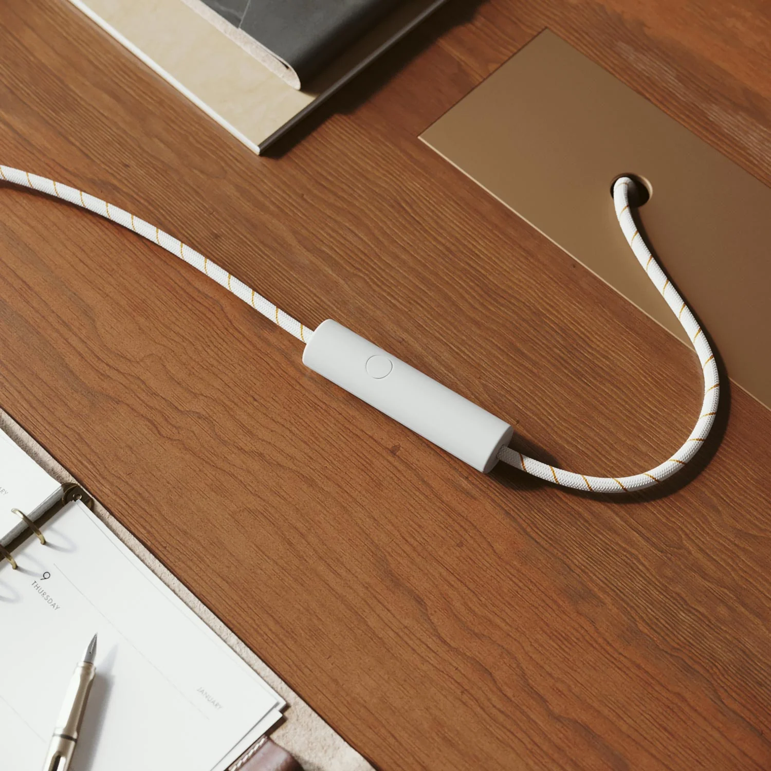 Variateur universel à bouton-poussoir avec mise à la terre pour ampoules à incandescence et LED dimmables - Blanc - Image 3