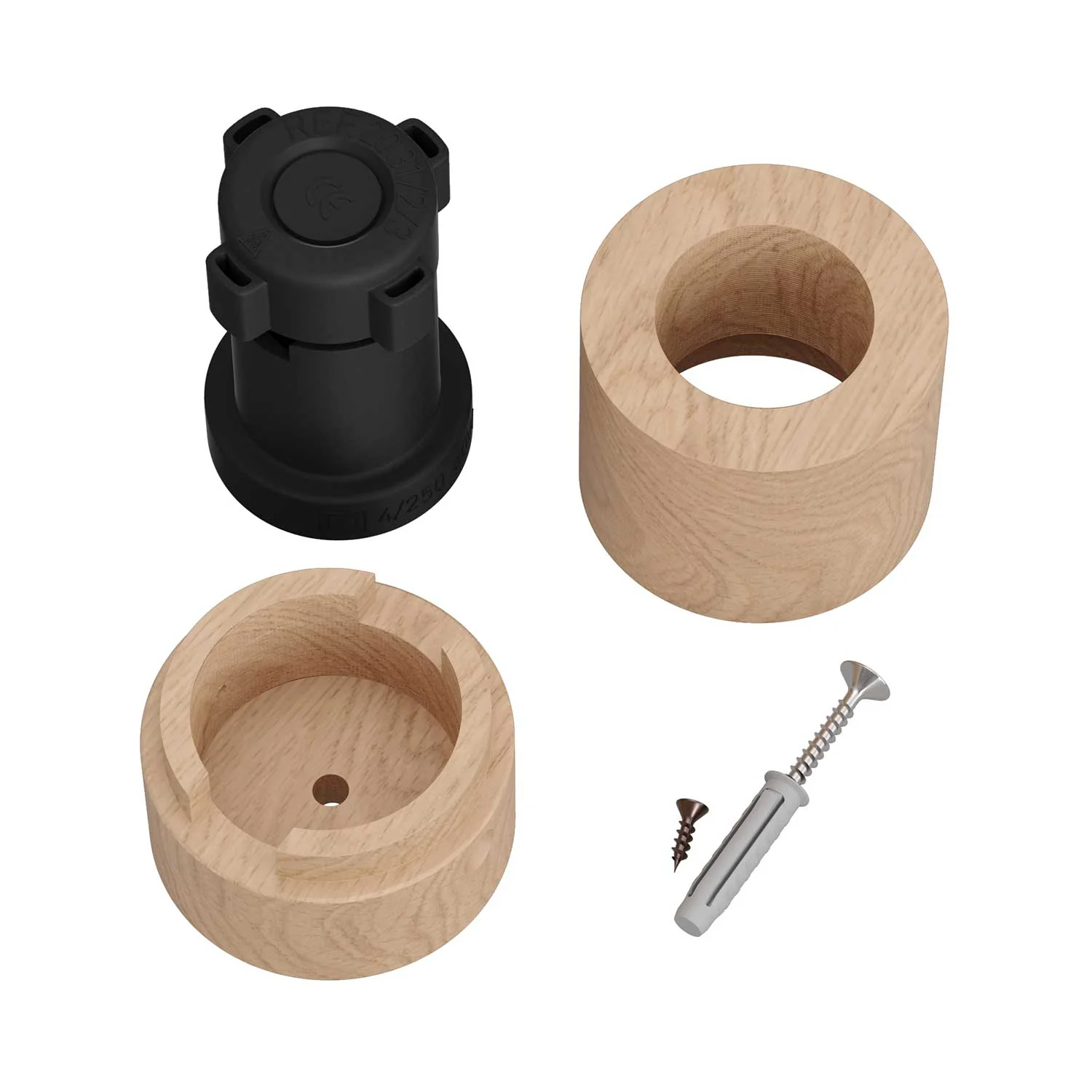 Douille en bois pour câble pour guirlande lumineuse et système Filé. Made in Italy - Neutre - Image 3