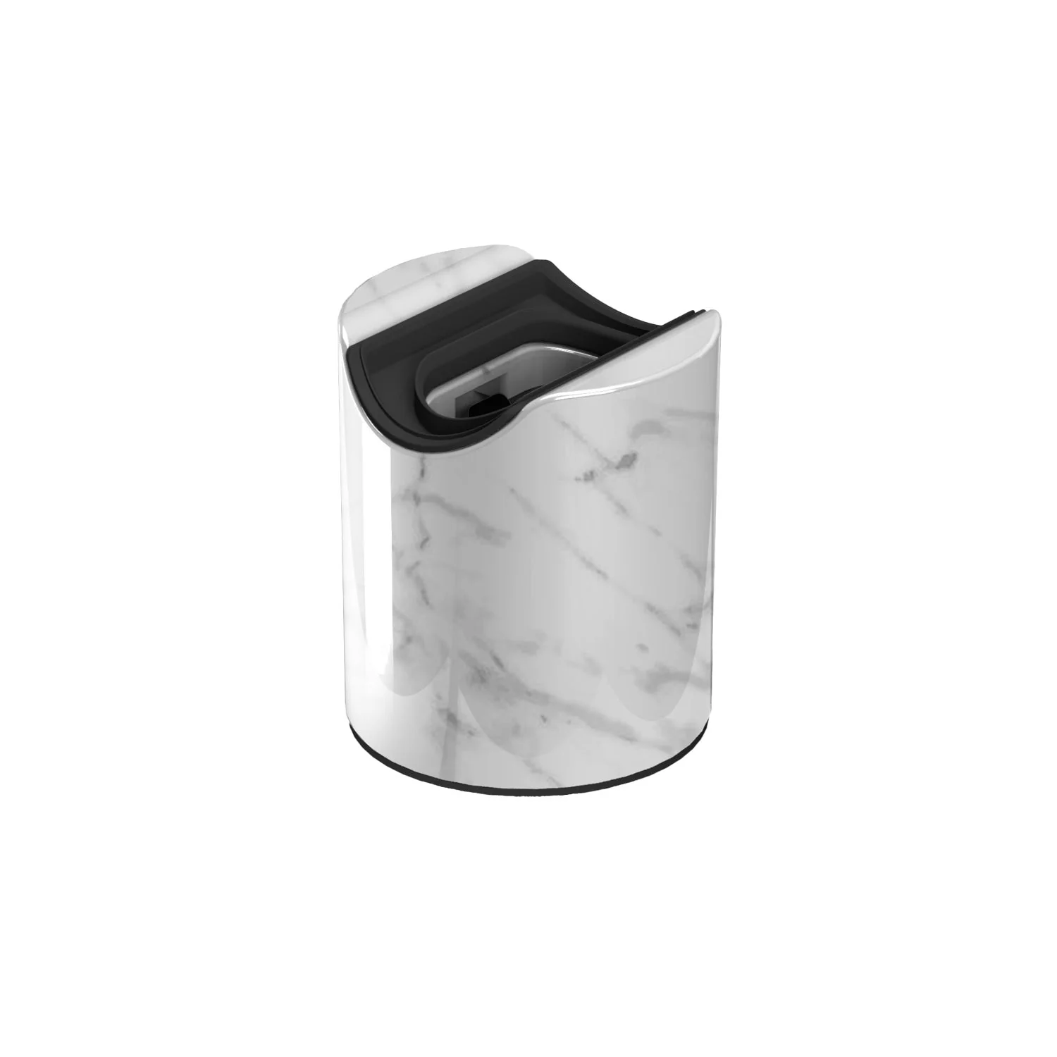 Douille esse14 murale ou plafond avec culot S14d - Étanche IP44 - Effet marbre blanc
