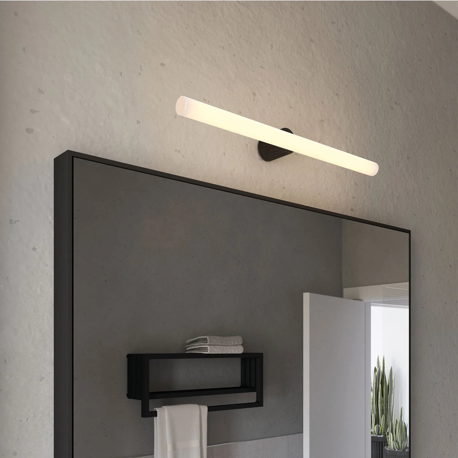 Douille esse14 murale ou plafond avec raccord S14d - Étanche IP44 - Effet Wengé - Image 5