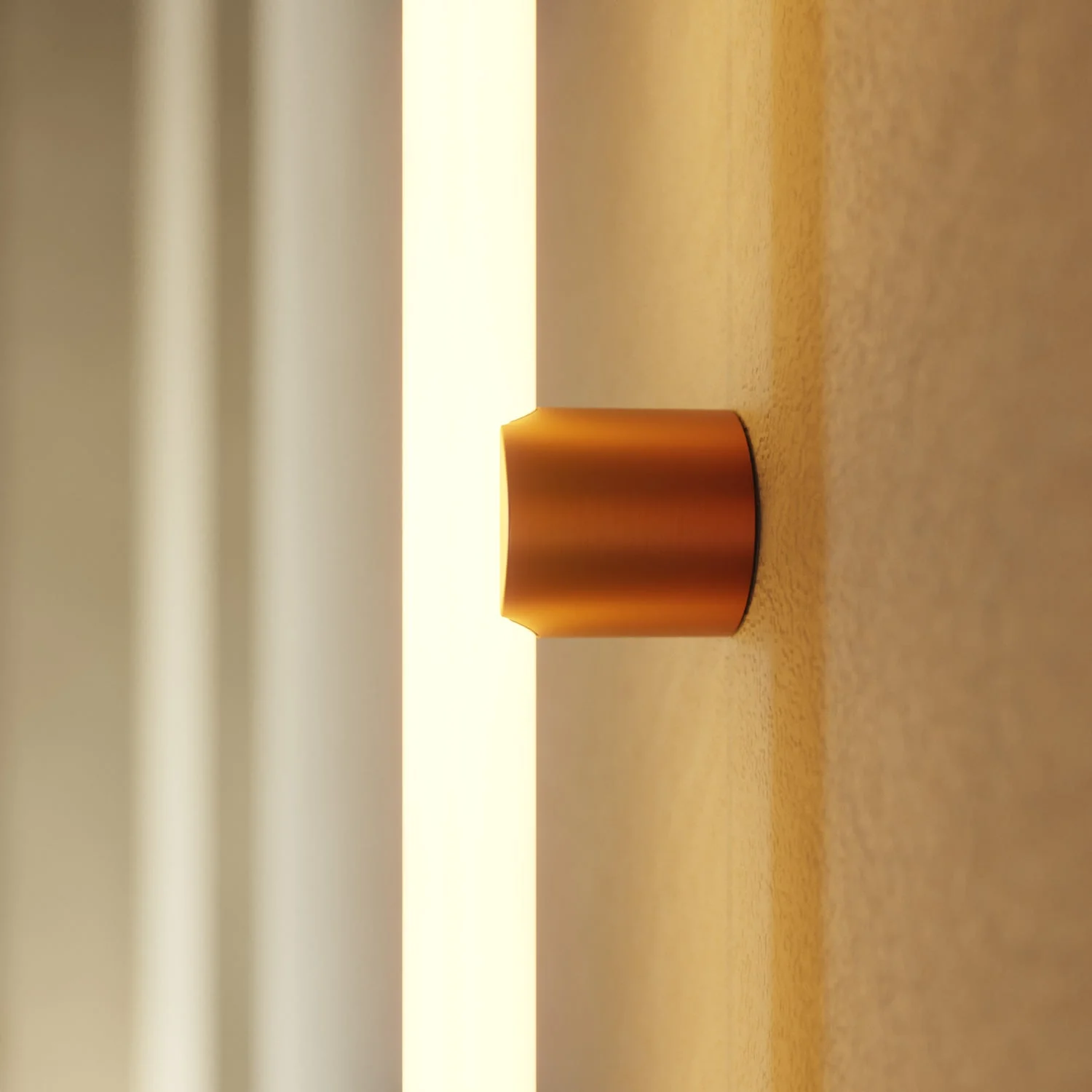 Douille S14d en métal pour mur ou plafond - Cuivre satiné - Image 4