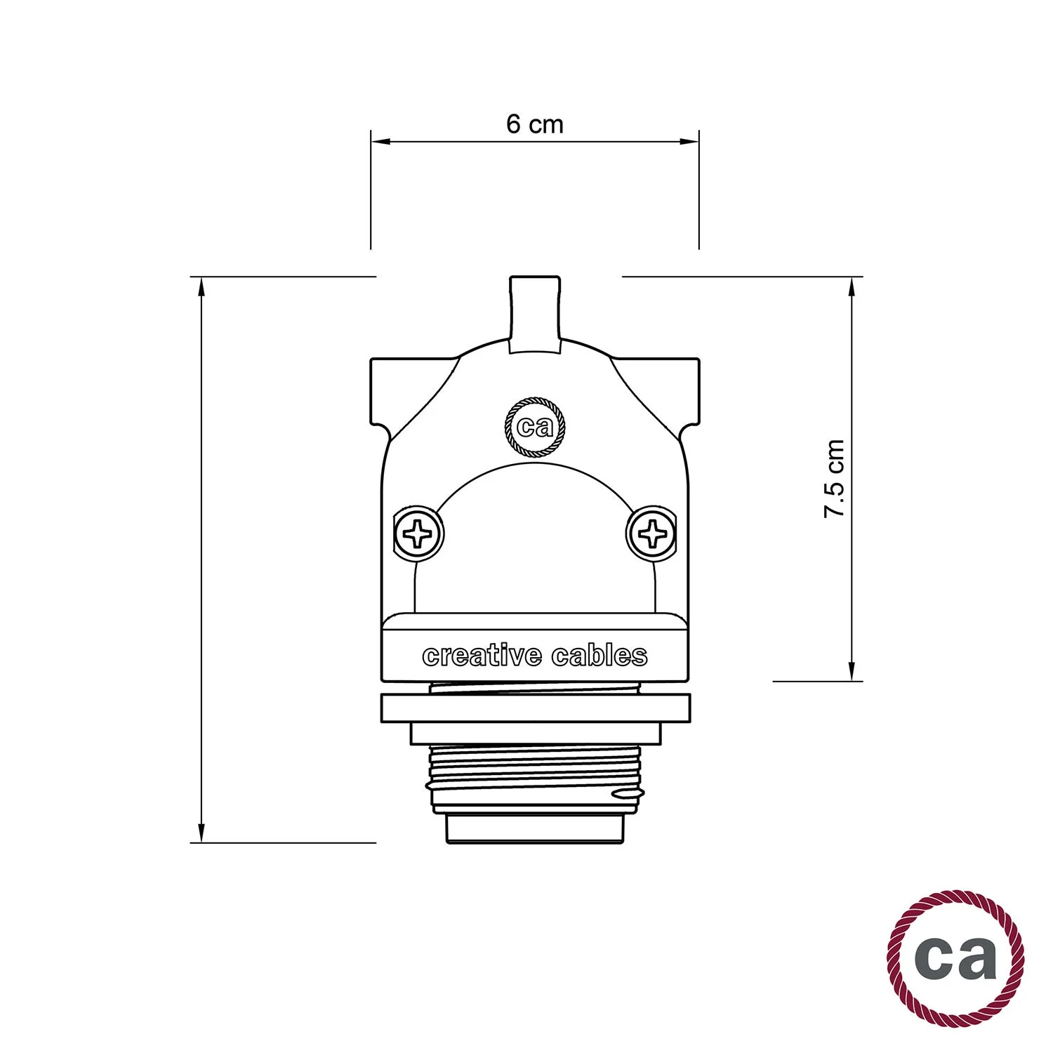 Eiva-2 - Douille pour extérieur à double sortie IP65 culot E27 pour système Modulair - Blanc - Image 8