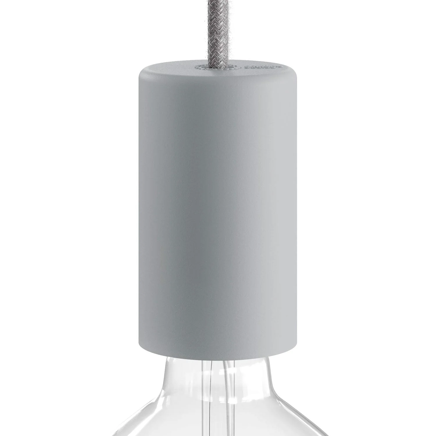 EIVA ELEGANT, kit douille pour extérieur E27 IP65 en silicone pour système Modulair - Gris glacier