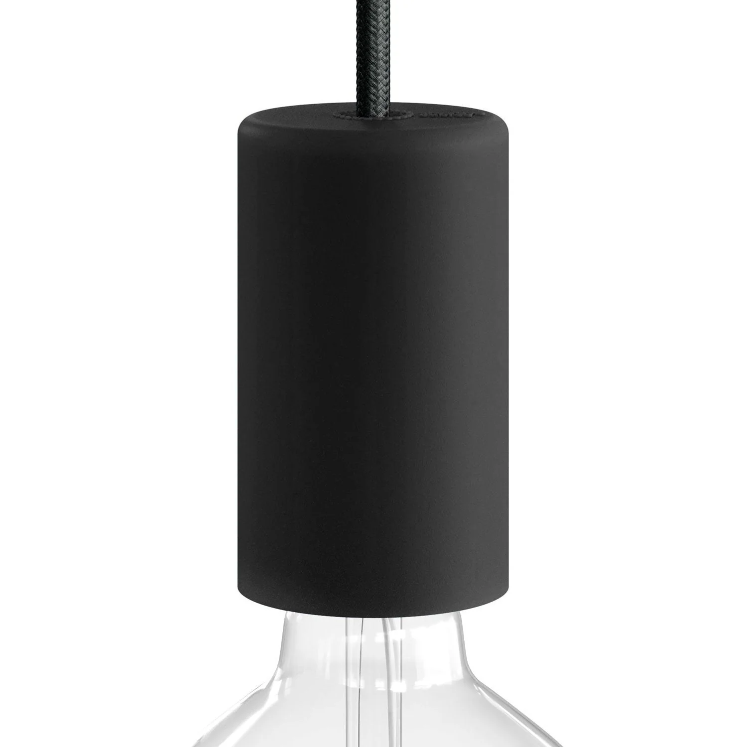EIVA ELEGANT, kit douille pour extérieur E27 IP65 en silicone pour système Modulair - Noir