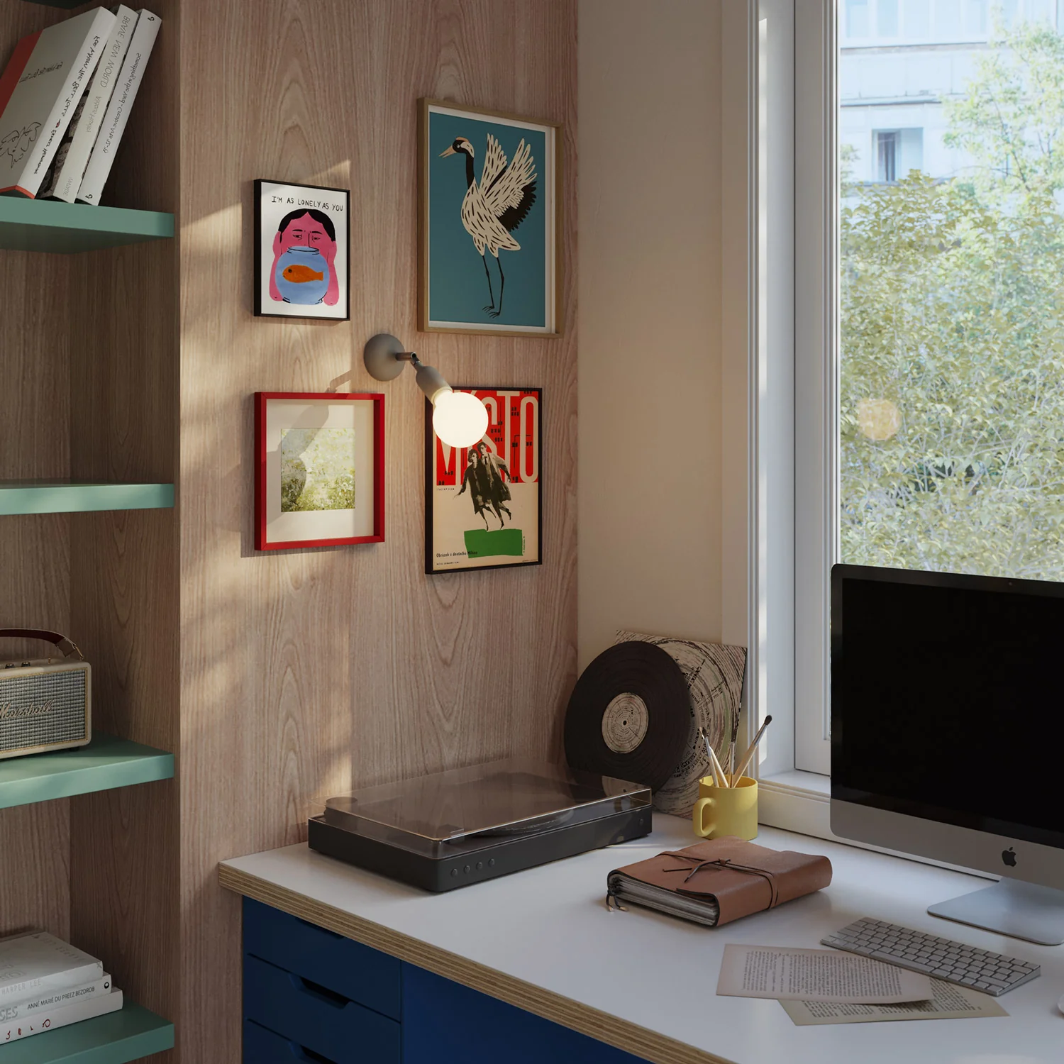 Lampe Fermaluce en silicone avec articulation – Gris - Image 2