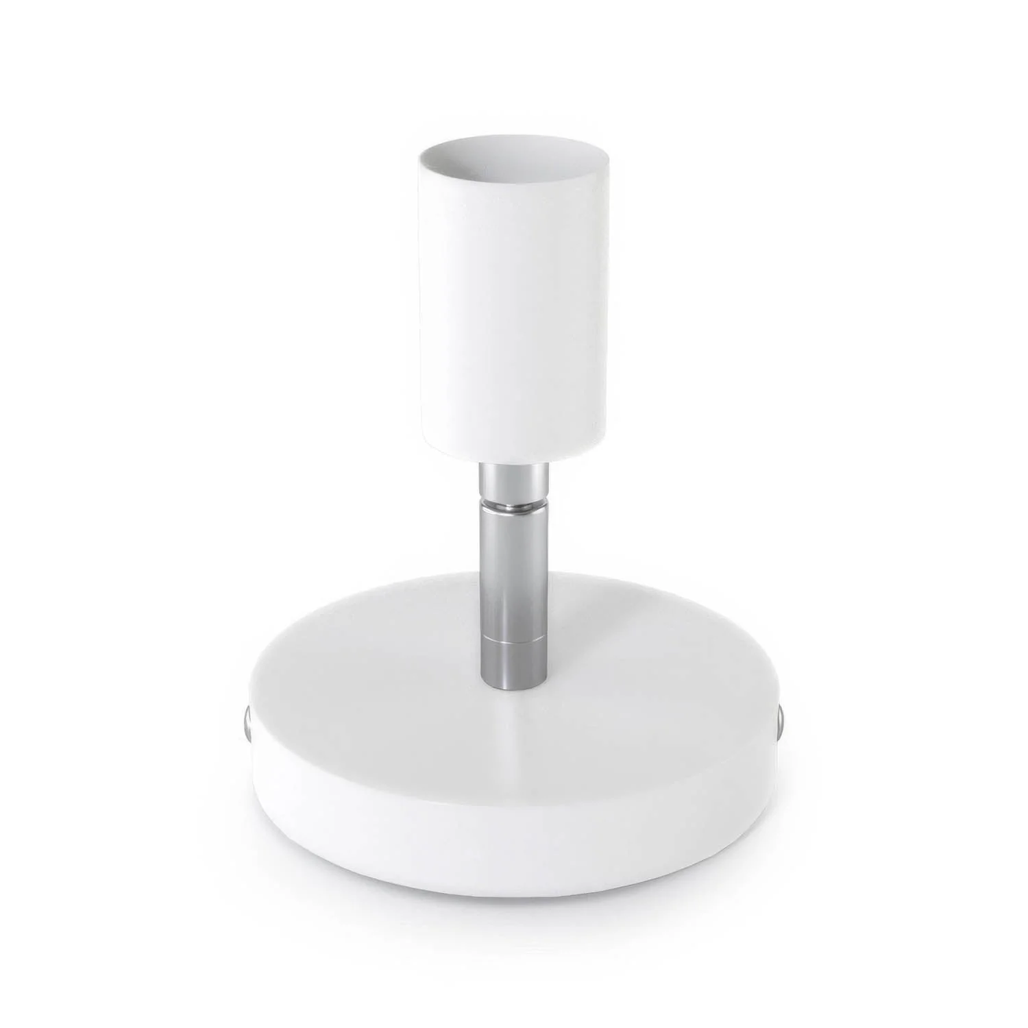 Fermaluce Métal 90°, point lumineux orientable mural ou plafond - Blanc mat - Image 3