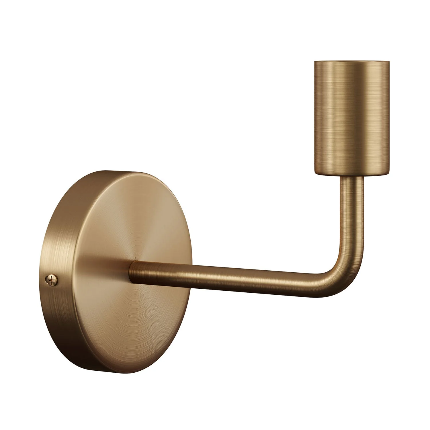 Fermaluce Metal, lampe murale en métal avec extension courbe - Bronze satiné - Image 3