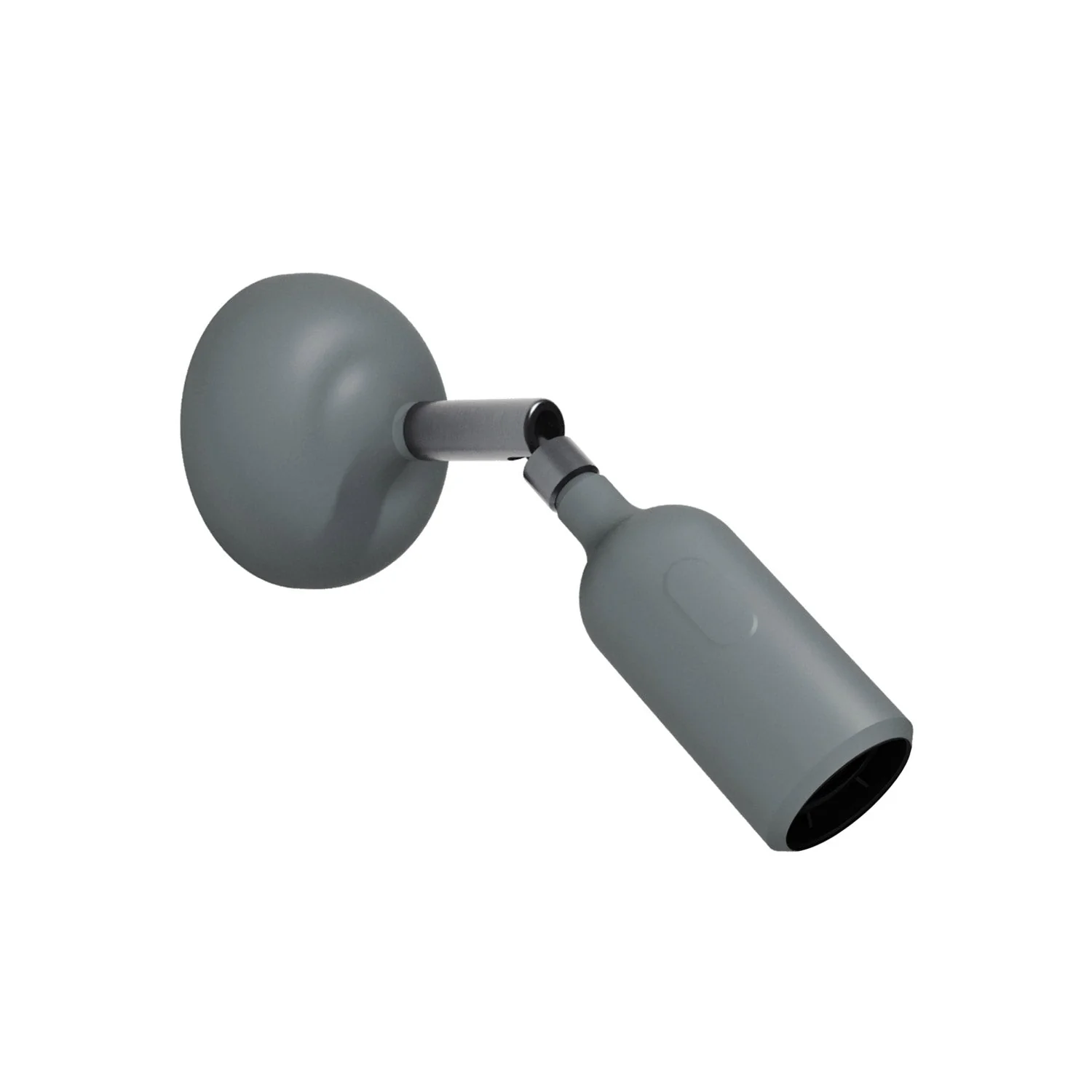 Lampe Fermaluce en silicone avec articulation et interrupteur intégré - Gris