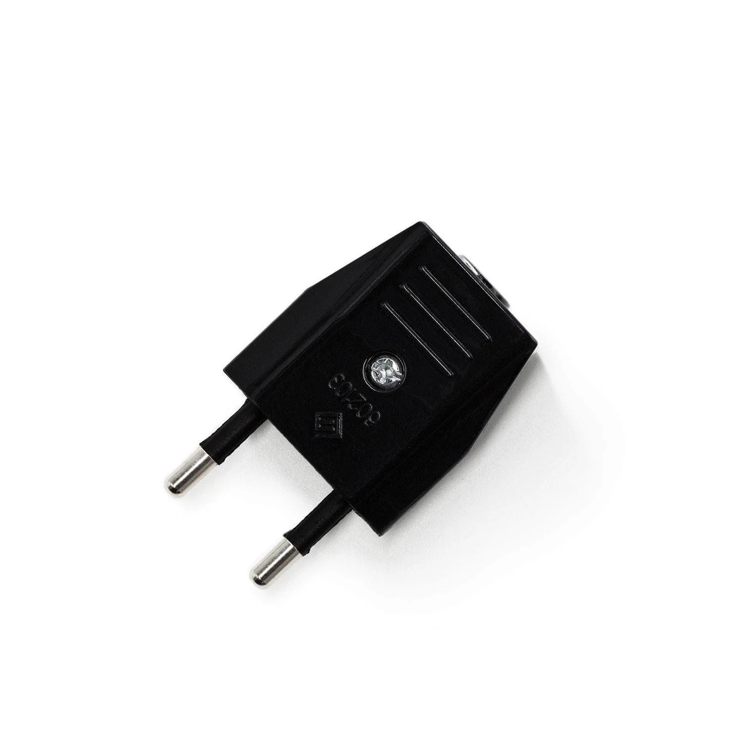 Fiche européenne Creative Plug 2 pôles 10A - Noir