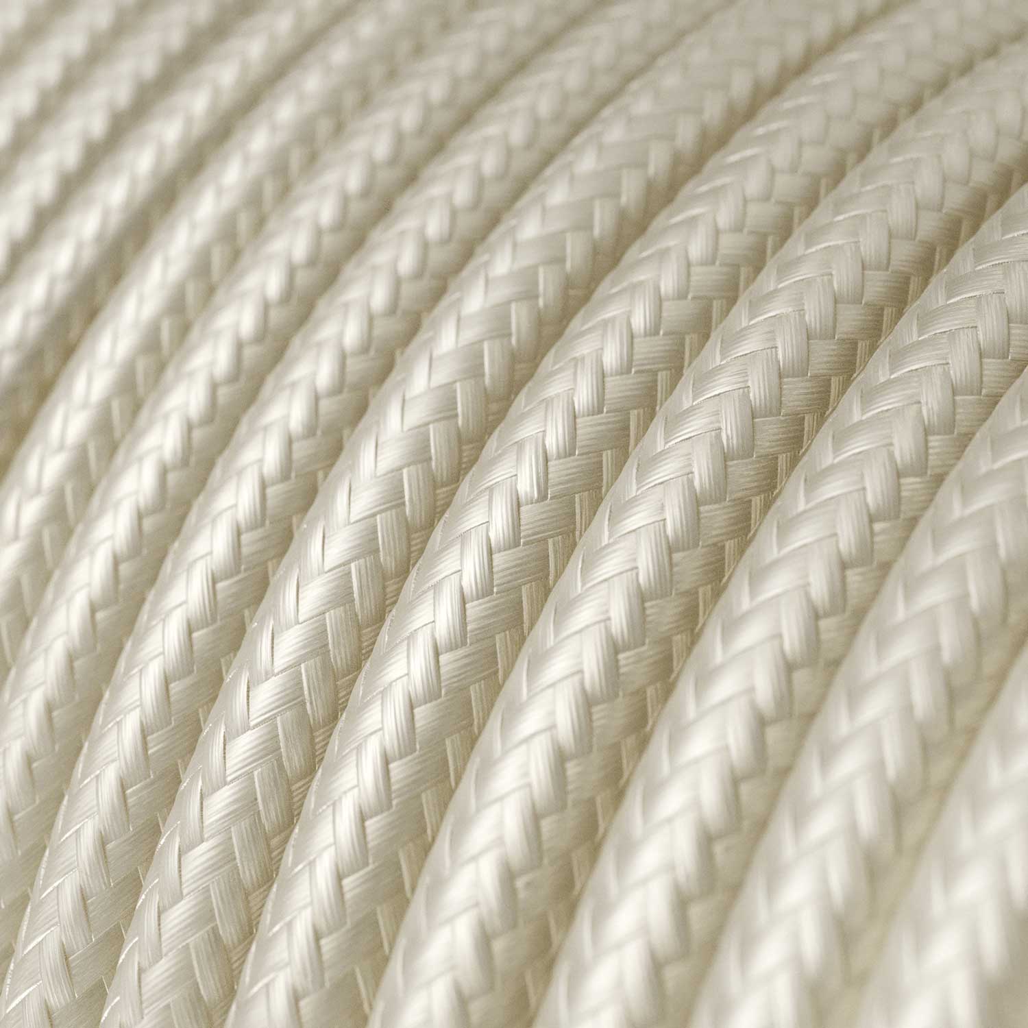 Fil recouvert de tissu - Rayonne Ivoire RM00 - Homologué UL - Image 2