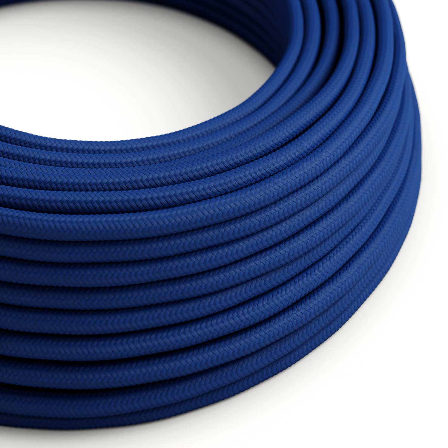 Câble recouvert de tissu - Rayonne Bleue RM12 - Certifié UL