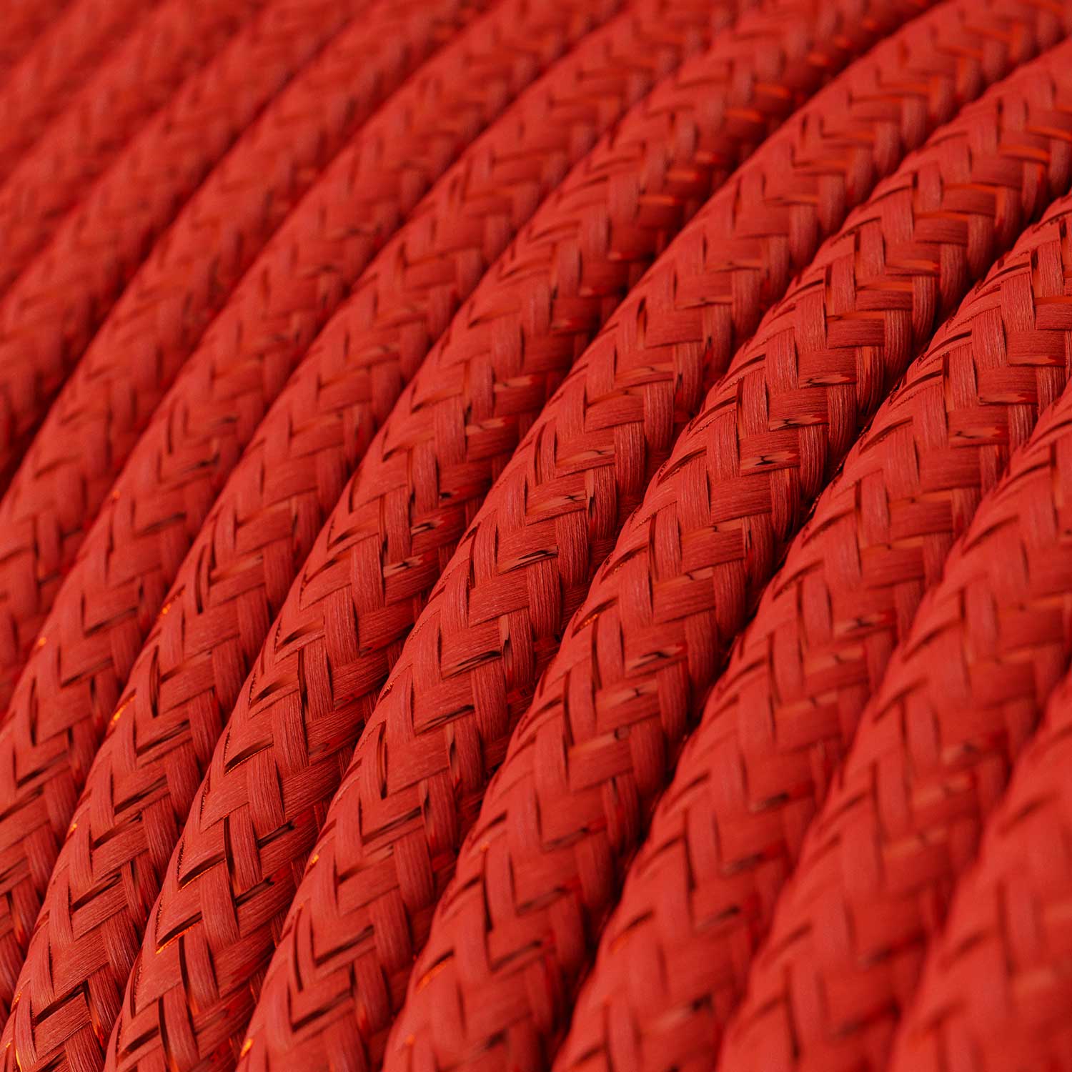 Fil électrique recouvert de tissu - Paillettes Rouges RL09 - Homologué UL - Image 2