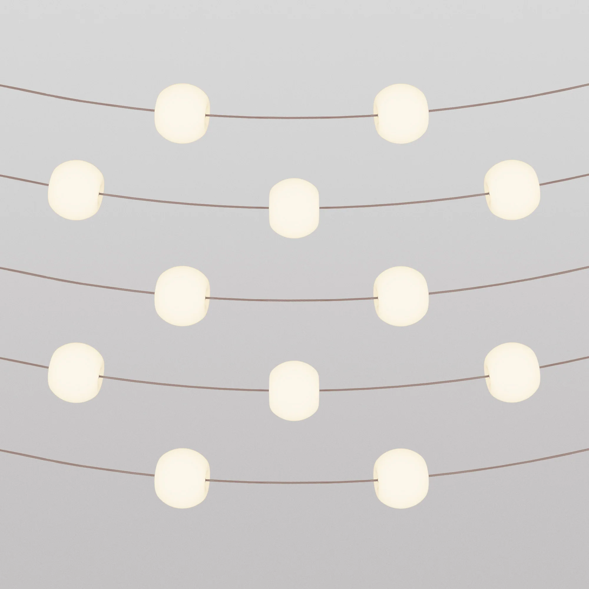 Guirlande lumineuse 12 points lumineux d’extérieur IP67 Desert Brown - Marina12 Cherry