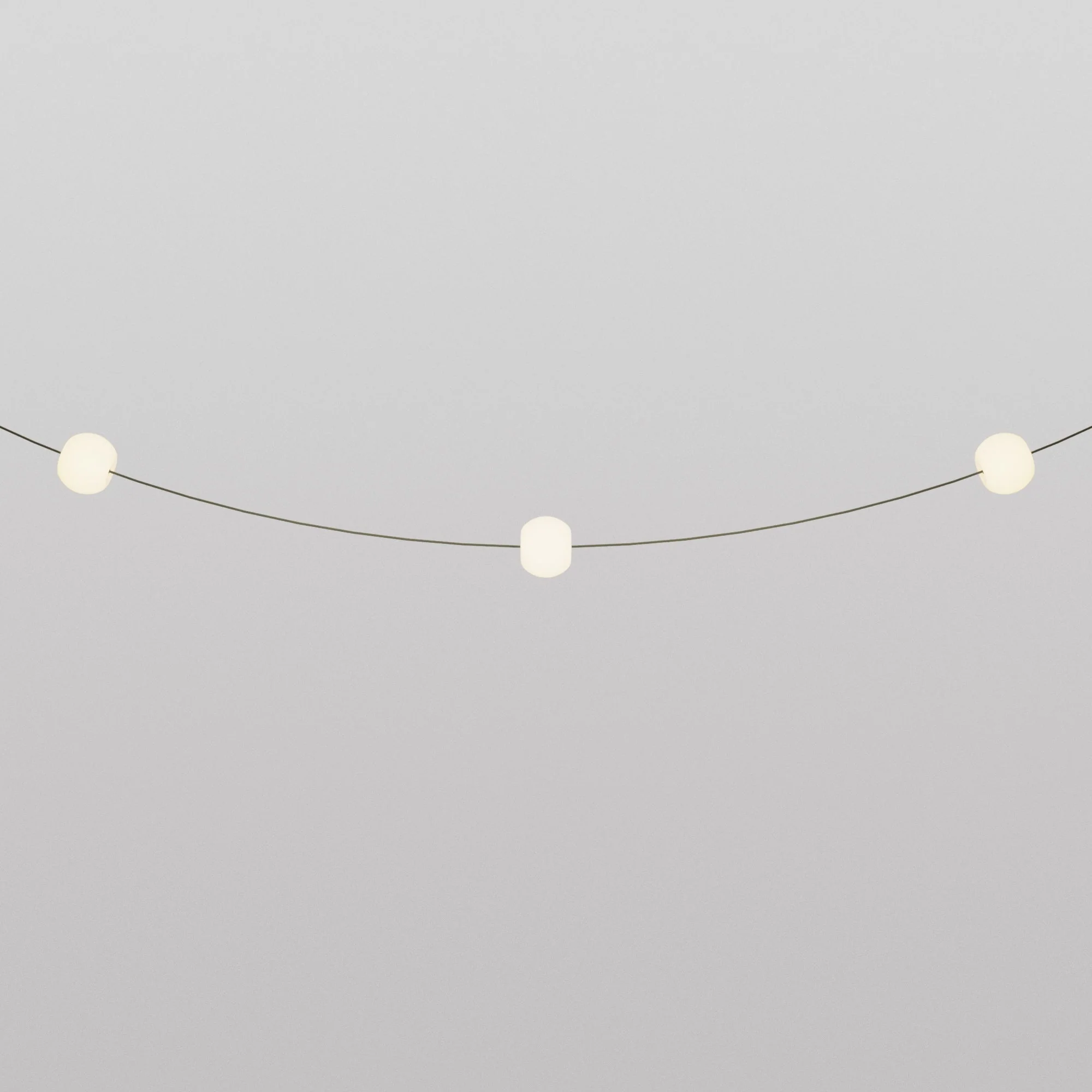 Guirlande lumineuse d’extérieur à 3 lumières pour environnements humides, Olive Green, alimentation avec fiche US - Marina3 Cherry - Image 9