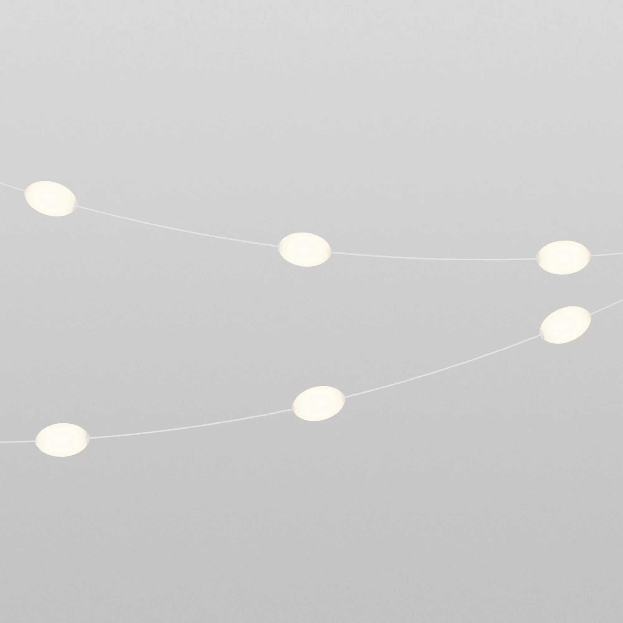 Guirlande lumineuse 6 points lumière pour extérieur IP67 sable blanc avec fiche UK - Marina6