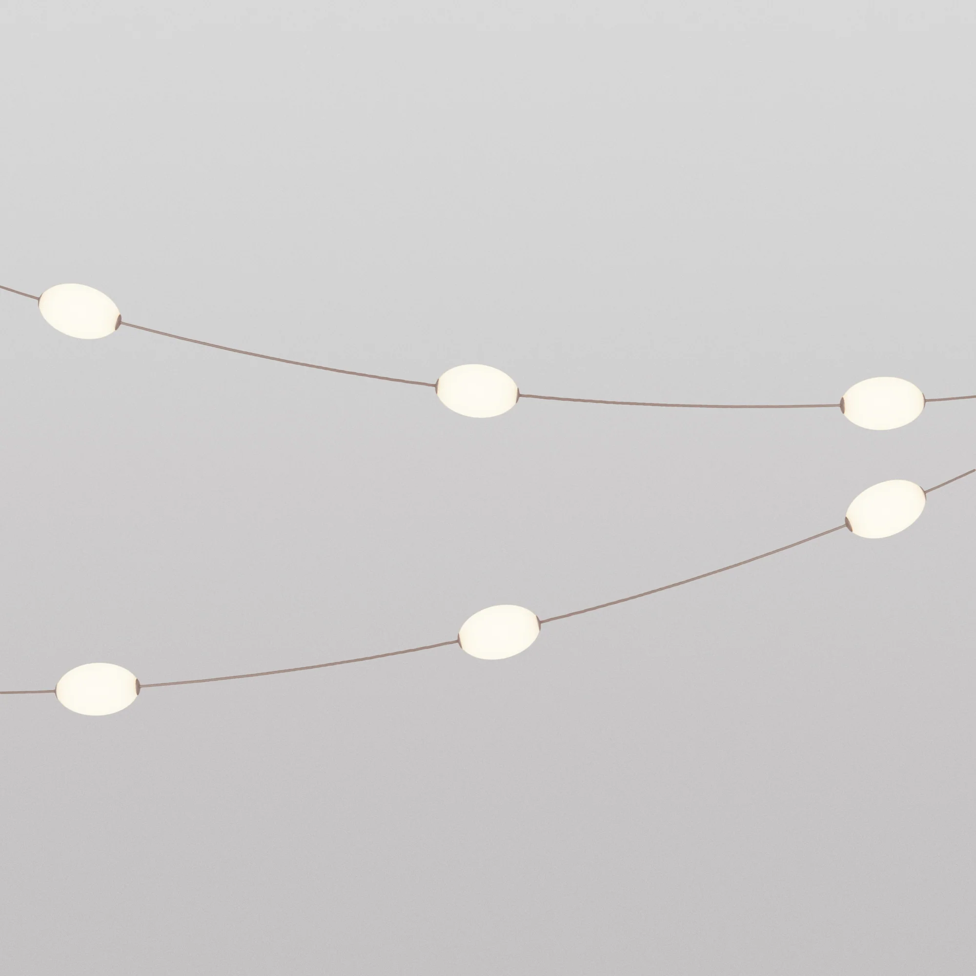Guirlande lumineuse 6 points lumineux pour extérieur IP67 Desert Brown avec Fiche UK - Marina6