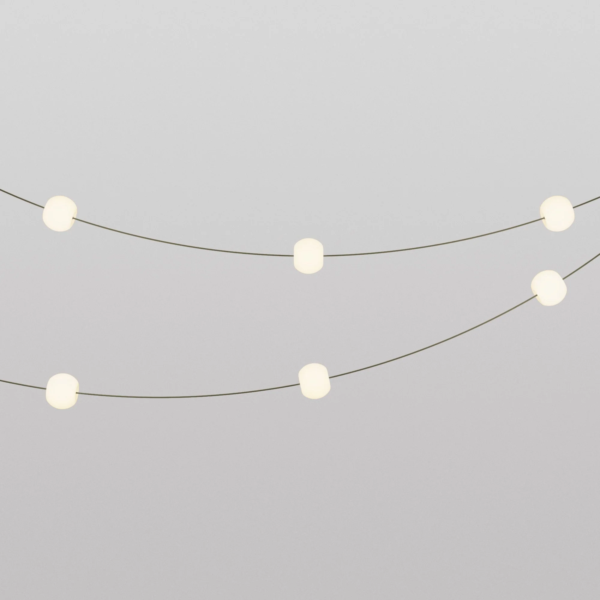 Guirlande lumineuse 6 points lumineux pour extérieur IP67 Vert Olive avec Fiche UK - Marina6 Cherry - Image 9
