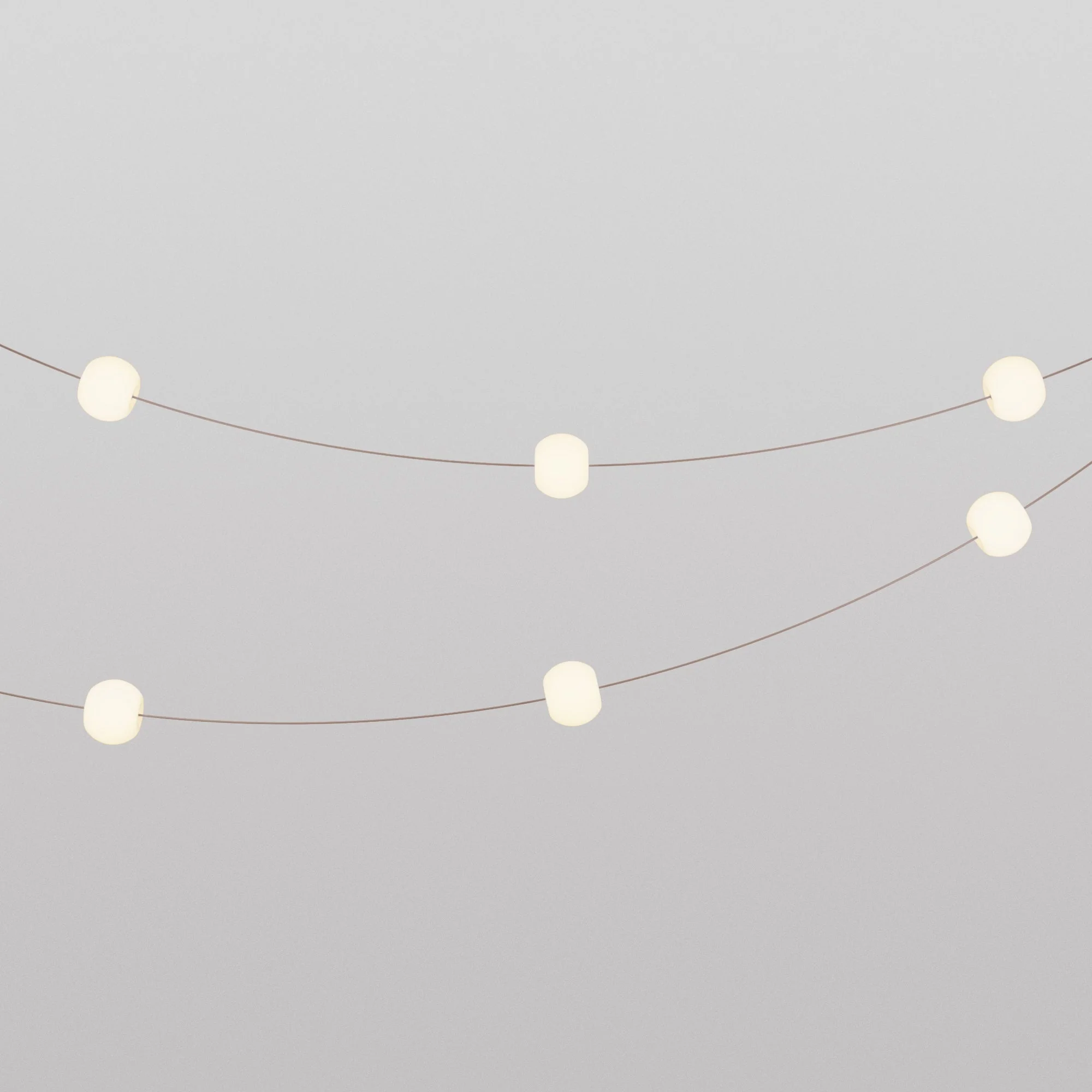 Guirlande lumineuse d’extérieur à 6 lumières pour environnements humides, Desert Brown, alimentation avec fiche US - Marina6 Cherry - Image 9