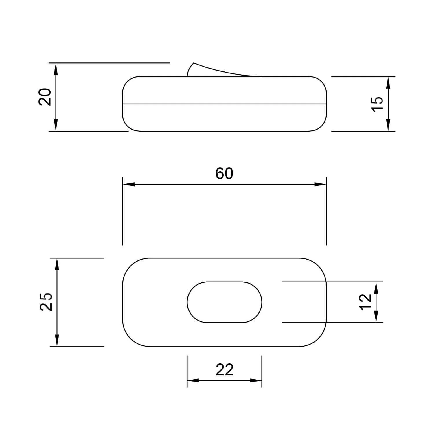 Interrupteur unipolaire coupe-circuit Creative Switch Blanc et bouton Moutarde - Image 3