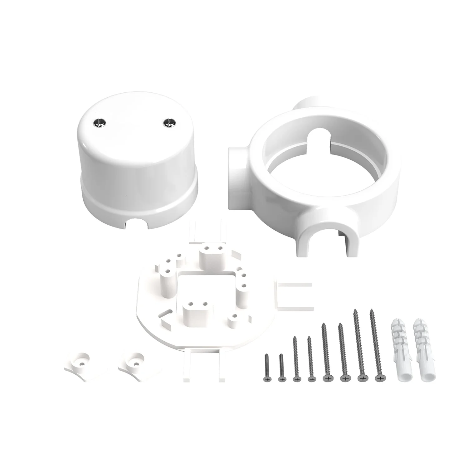 Kit boîte de dérivation et base pour Creative-Tubes en porcelaine - Blanc - Image 24