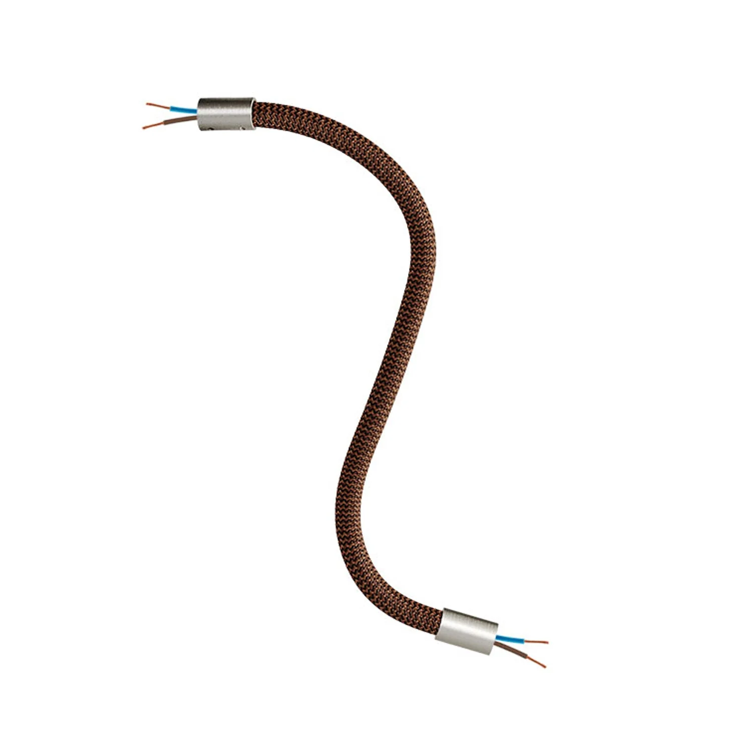 Kit Creative Flex tube d'extension flexible recouvert de tissu RZ22 Noir Whiskey avec embouts métalliques - Image 19