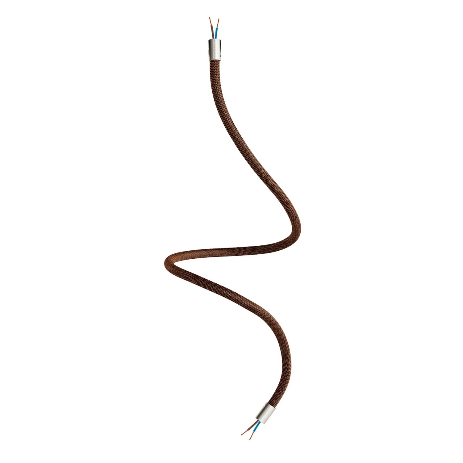 Kit Creative Flex tube d'extension flexible recouvert de tissu RZ22 Noir Whiskey avec embouts métalliques - Image 24