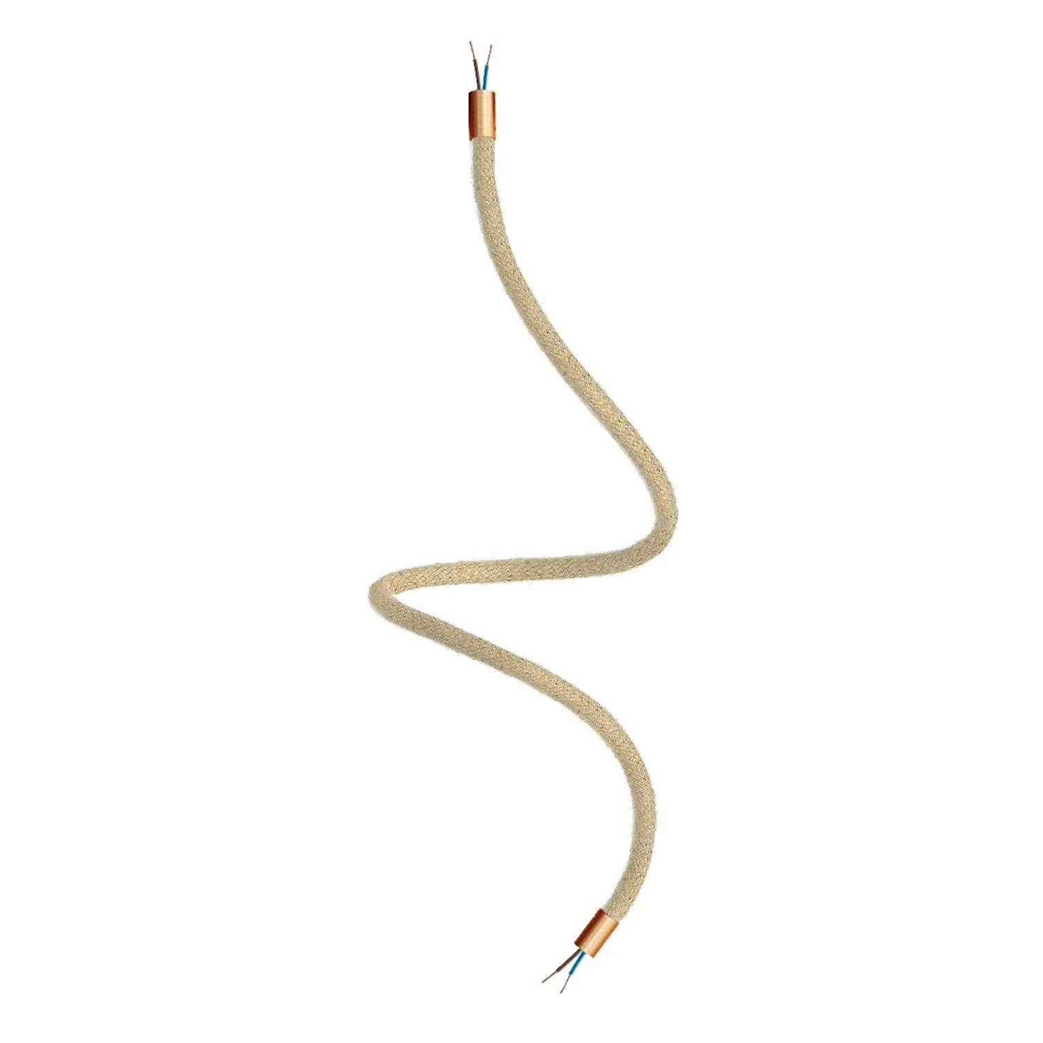 Kit Creative Flex tube d’extension flexible recouvert de jute RN06 Neutre avec embouts métalliques - Image 31