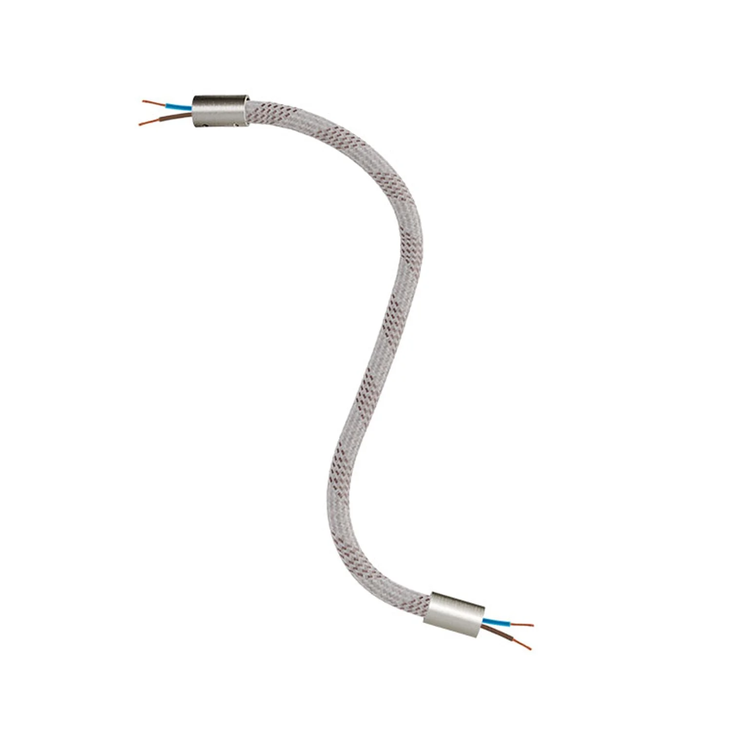 Kit Creative Flex tube flexible d’extension gainé de tissu RM72 Mèlange clair avec embouts métalliques - Image 19