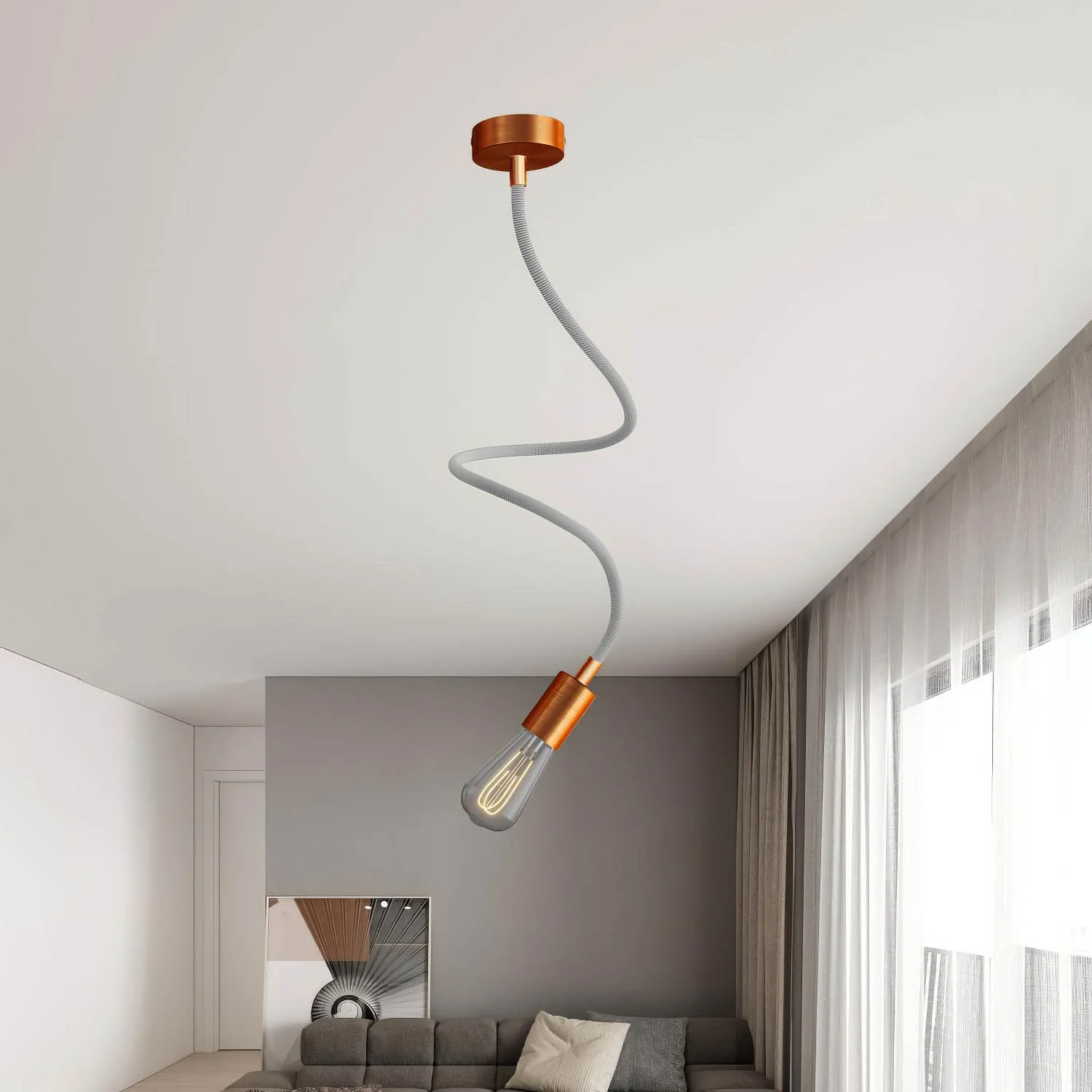 Kit Creative Flex tube flexible d’extension recouvert de tissu RM75 Titane avec embouts métalliques - Image 32