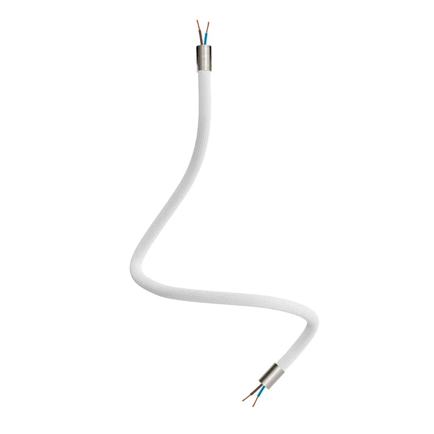 Kit Creative Flex tube d’extension flexible recouvert de tissu RM01 Blanc avec embouts métalliques - Image 22
