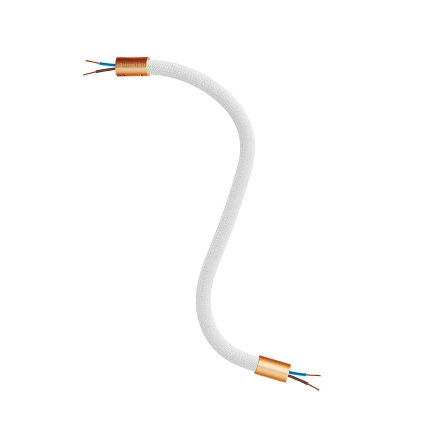 Kit Creative Flex tube d’extension flexible recouvert de tissu RM01 Blanc avec embouts métalliques - Image 26